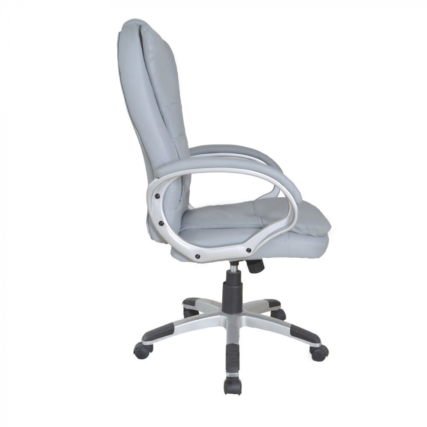 Bureaustoel - directiestoel - ergonomisch verstelbaar - extra dikke vulling - grijs - VDD Stage Bureaustoel - directiestoel - ergonomisch verstelbaar - extra dikke vulling - grijs - VDD Stage