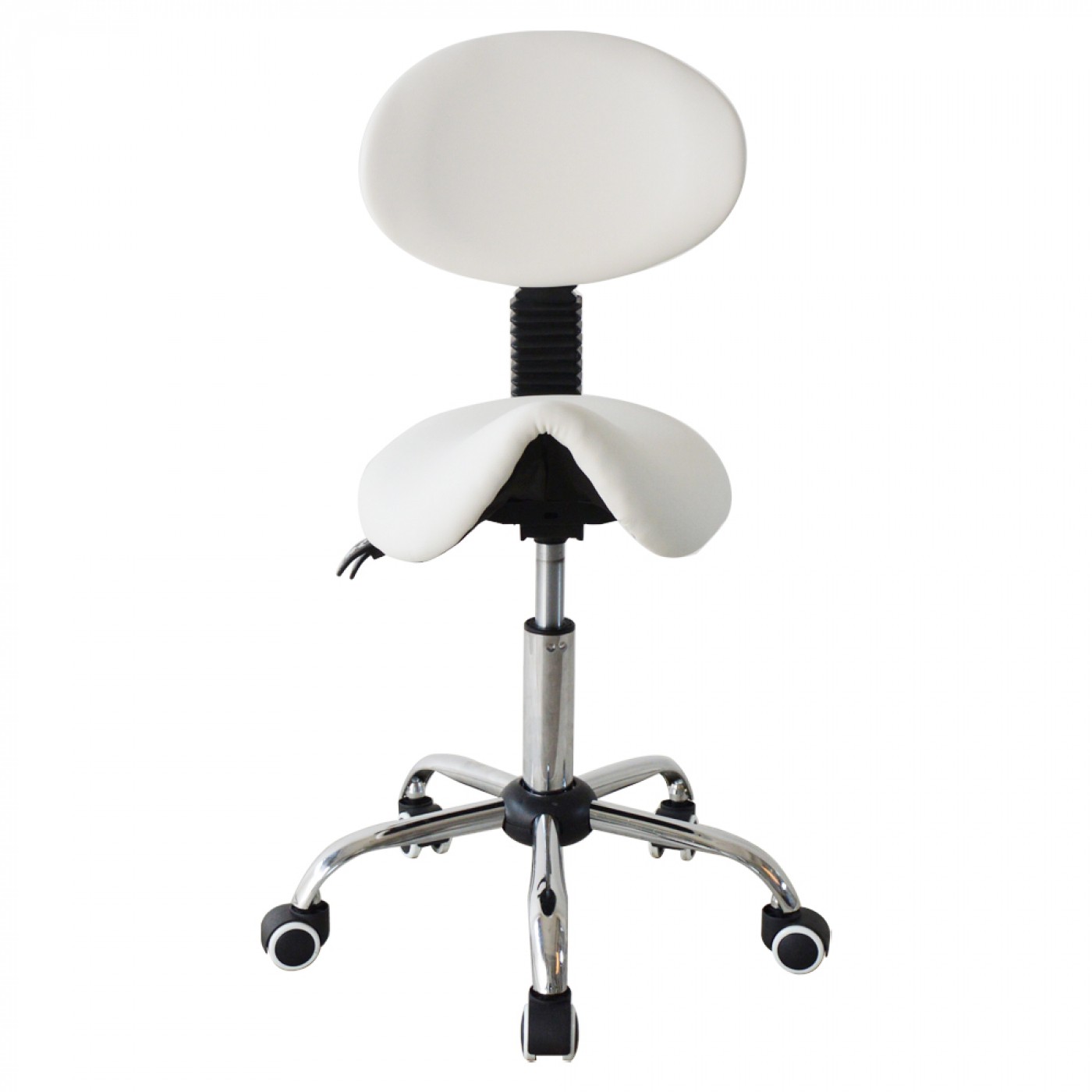 Zadelkruk ergonomisch rugleuning kantelbaar - kapperskruk - tabouret - hoogte verstelbaar - VDD Stage Zadelkruk ergonomisch rugleuning kantelbaar - kapperskruk - tabouret - hoogte verstelbaar - VDD Stage