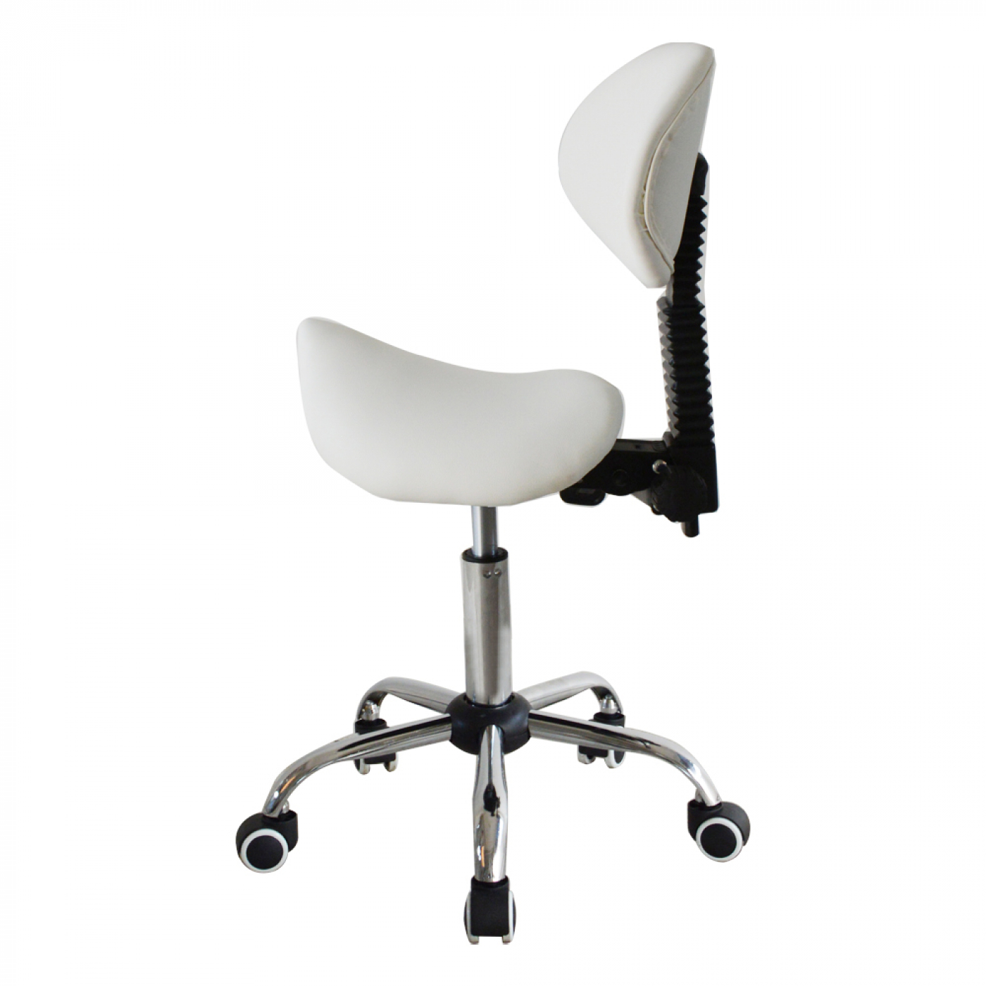 Zadelkruk ergonomisch rugleuning kantelbaar - kapperskruk - tabouret - hoogte verstelbaar - VDD Stage Zadelkruk ergonomisch rugleuning kantelbaar - kapperskruk - tabouret - hoogte verstelbaar - VDD Stage