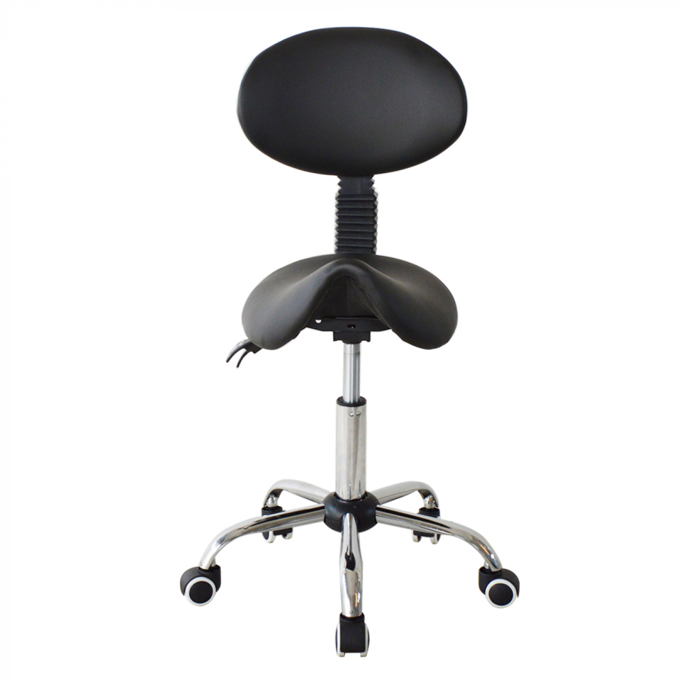 Zadelkruk rugleuning ergonomisch kantelbaar - kapperskruk - tabouret - hoogte verstelbaar - VDD Stage Zadelkruk rugleuning ergonomisch kantelbaar - kapperskruk - tabouret - hoogte verstelbaar - VDD Stage