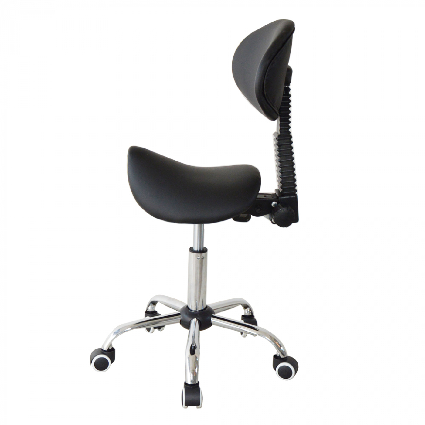 Zadelkruk rugleuning ergonomisch kantelbaar - kapperskruk - tabouret - hoogte verstelbaar - VDD Stage Zadelkruk rugleuning ergonomisch kantelbaar - kapperskruk - tabouret - hoogte verstelbaar - VDD Stage