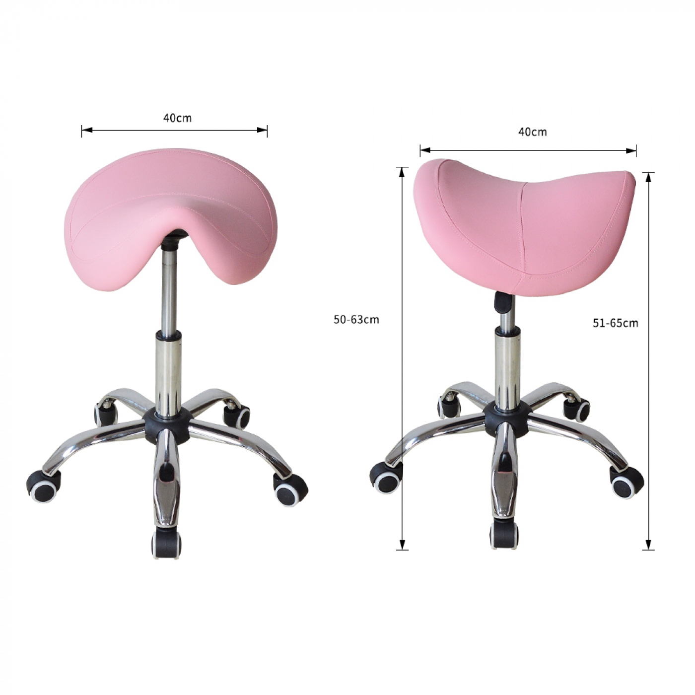 Zadelkruk ergonomisch - werkkruk - kapperskruk - tabouret - hoogte instelbaar - VDD Stage Zadelkruk ergonomisch - werkkruk - kapperskruk - tabouret - hoogte instelbaar - VDD Stage