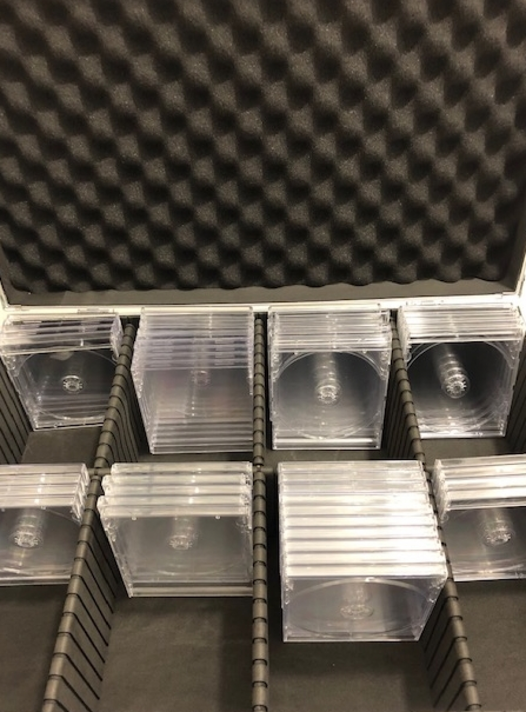 CD koffer DJ case voor 140 CDs zilver - alternatieve afbeelding