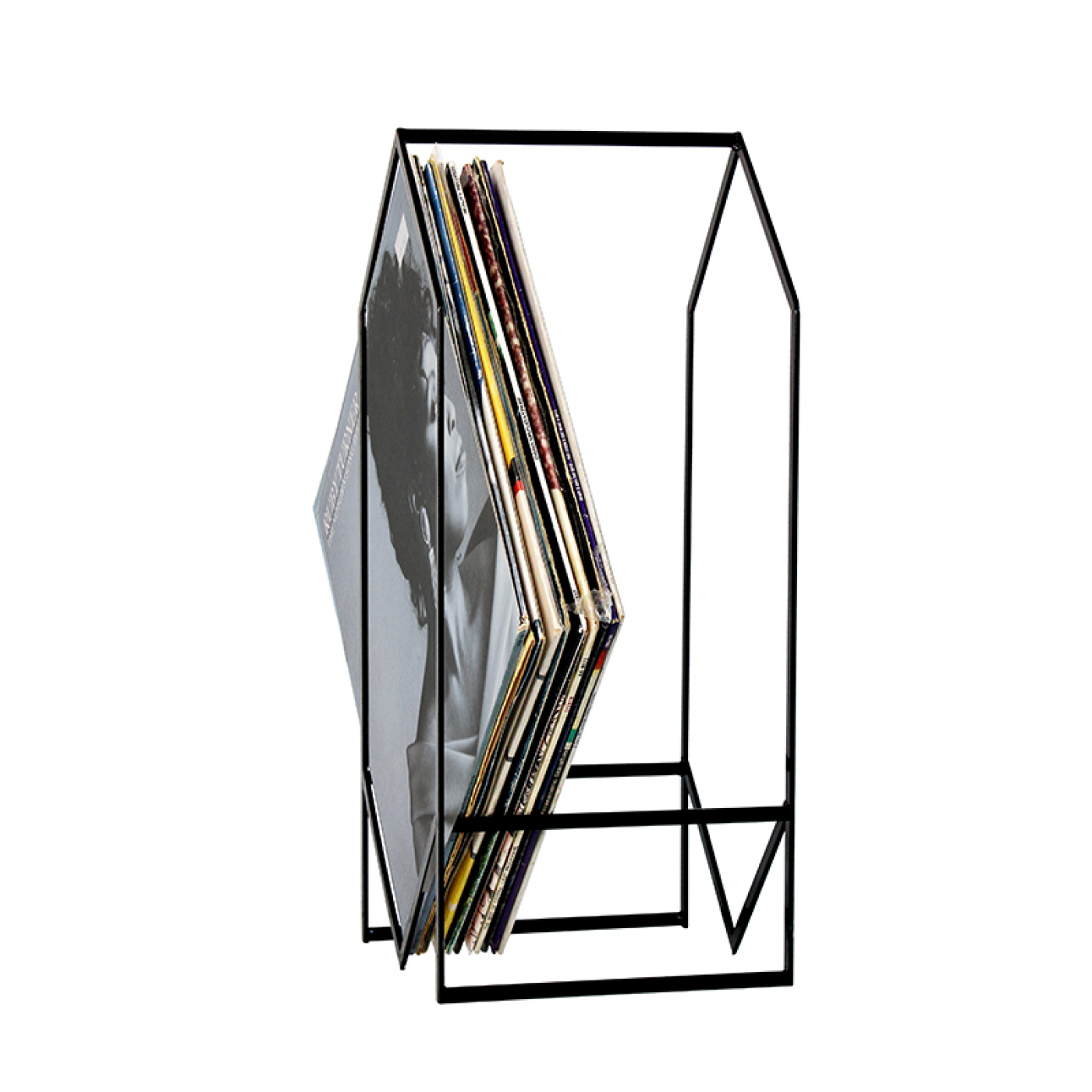 LP vinyl platenrek - opbergrek 30 lp vinyl platen - alternatieve afbeelding