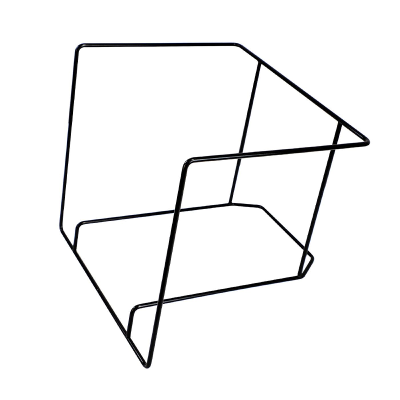 VDD Opbergsysteem - LP Opbergrek - LP Kast - LP Rek - Vinyl Rek - Metaal - Zwart - alternatieve afbeelding