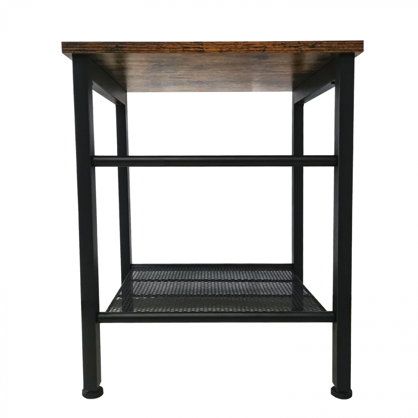 Bijzettafel koffietafel Stoer industrieel vintage - metaal zwart hout bruin - VDD Stage Bijzettafel koffietafel Stoer industrieel vintage - metaal zwart hout bruin - VDD Stage