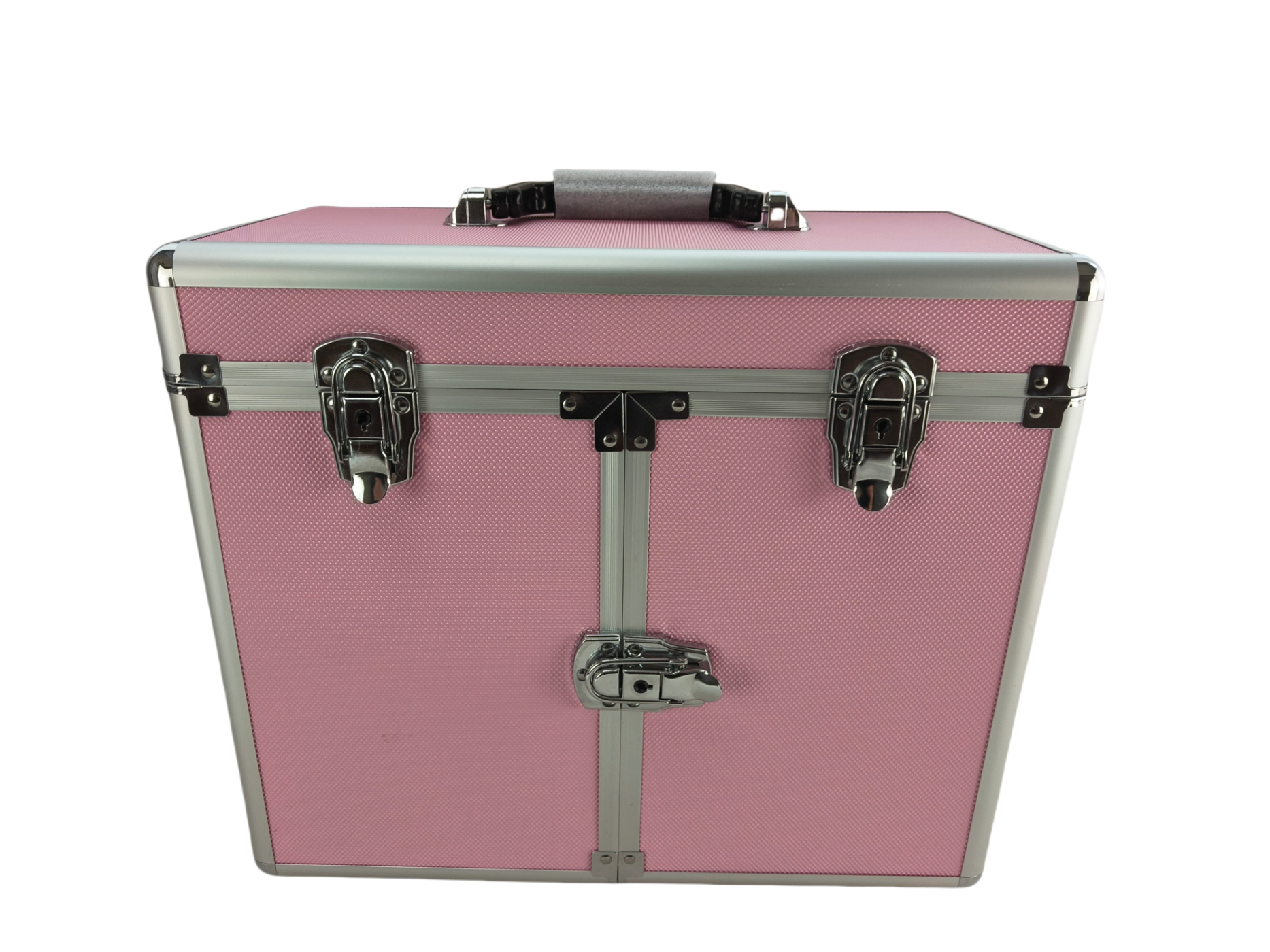 VDD - Kapperskoffer - kappers trolley – Kappers Koffer – Kapperstrolley – Kapperstas - Schmink visagie koffer trolley – Verrijdbaar – Draagbaar - Roze - alternatieve afbeelding
