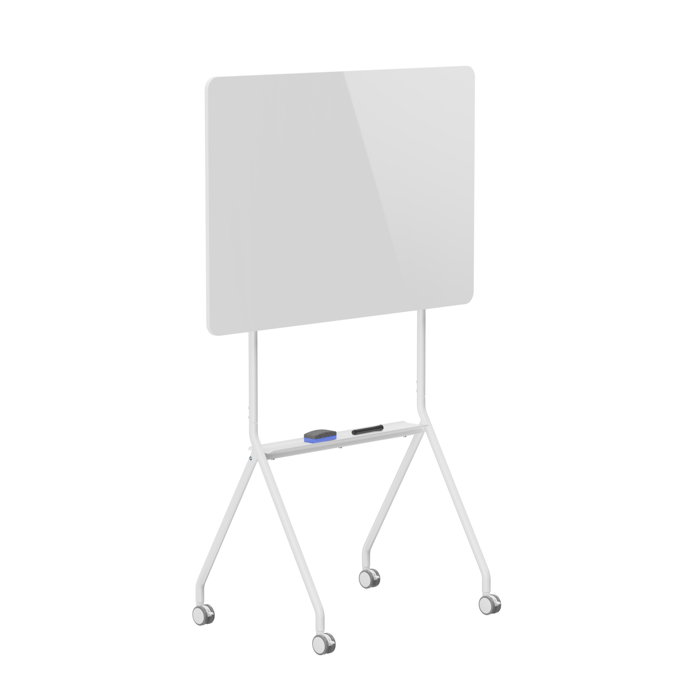 VDD - whiteboard - op wielen - minimalistisch - enkelzijdig