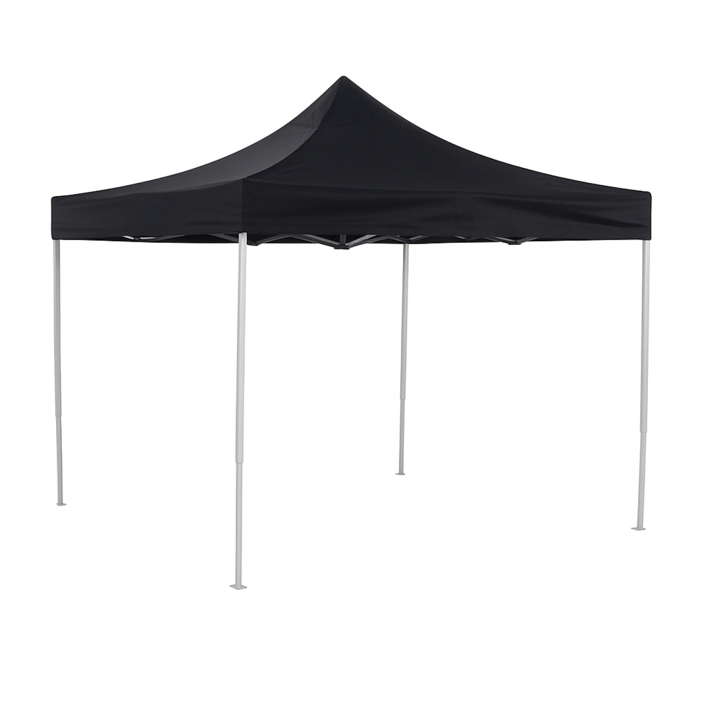 VDD Partytent Easy Up - Paviljoen - Opvouwbaar Draagbaar - Evenementen Tent - Camping - Waterdicht - Met Draagtas - Zwart - 3 x 3m
