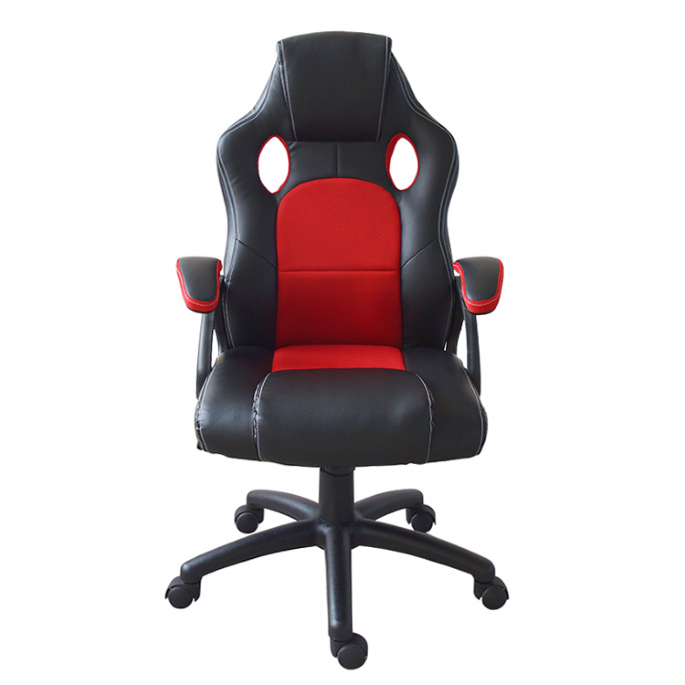 Gamestoel Wouter junior -  bureaustoel racing gaming stijl - hoogte verstelbaar - zwart rood - alternatieve afbeelding