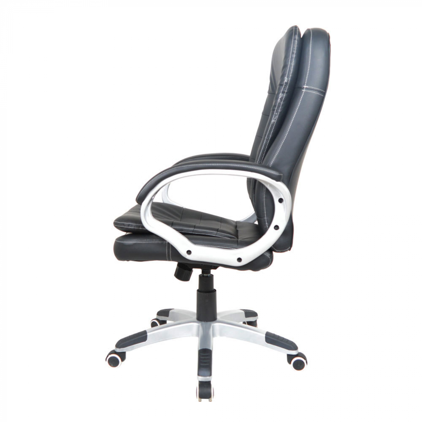 Bureaustoel - directiestoel design - ergonomisch verstelbaar - extra dikke vulling - zwart - VDD Stage Bureaustoel - directiestoel design - ergonomisch verstelbaar - extra dikke vulling - zwart - VDD Stage