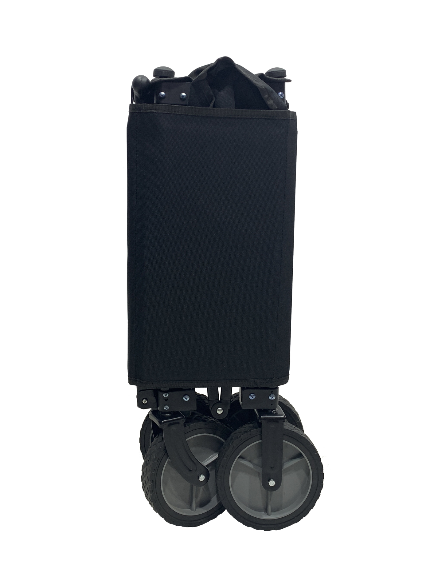 Bolderkar opvouwbaar - draaibare massieve wielen - bodemplaat - stevig frame - 80 kg belastbaar - VDD Stage Bolderkar opvouwbaar - draaibare massieve wielen - bodemplaat - stevig frame - 80 kg belastbaar - VDD Stage