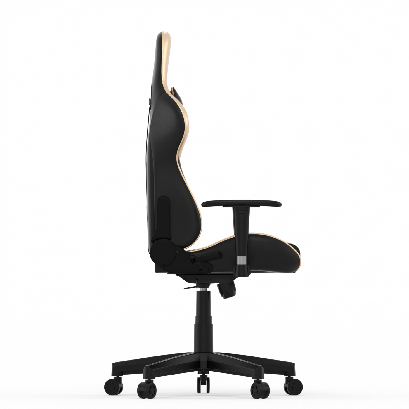 Gamestoel GoldGamer deluxe - bureaustoel - racing gaming stoel - zwart goud - VDD Stage Gamestoel GoldGamer deluxe - bureaustoel - racing gaming stoel - zwart goud - VDD Stage