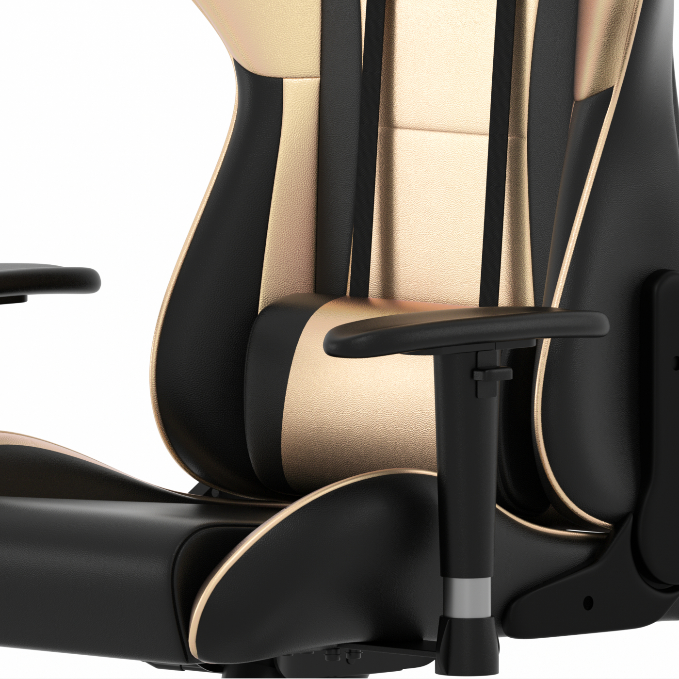 Gamestoel GoldGamer deluxe - bureaustoel - racing gaming stoel - zwart goud - VDD Stage Gamestoel GoldGamer deluxe - bureaustoel - racing gaming stoel - zwart goud - VDD Stage