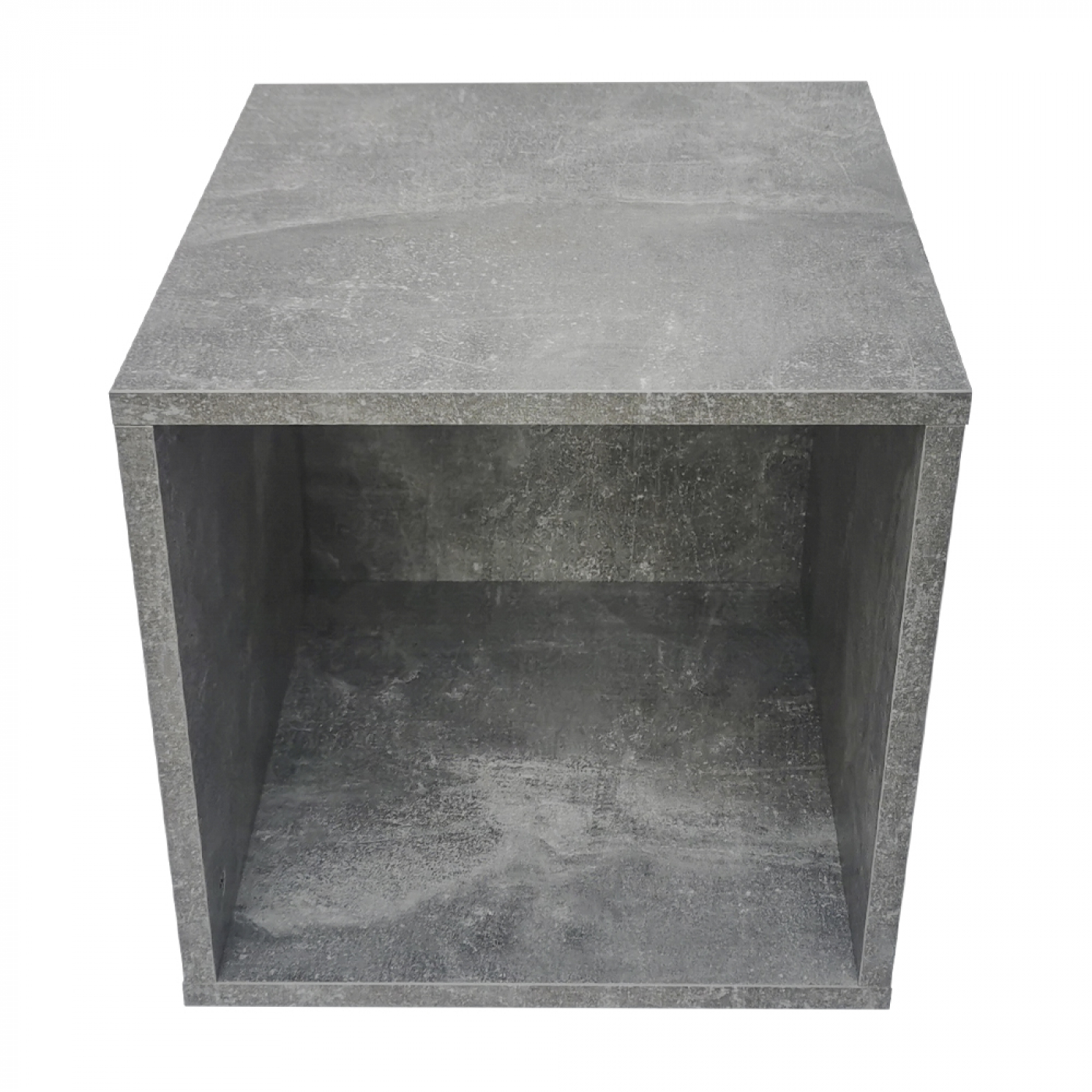 LP vinyl opbergkast kubus - platen lp vinyl opbergkast rek - industrieel grijs beton look - VDD Stage LP vinyl opbergkast kubus - platen lp vinyl opbergkast rek - industrieel grijs beton look - VDD Stage
