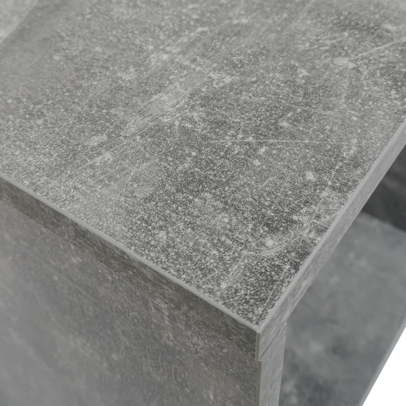 Vinyl lp platen opbergkast - opbergen lp vinyl platen - boekenkast - 2 vakken - grijs beton - VDD Stage Vinyl lp platen opbergkast - opbergen lp vinyl platen - boekenkast - 2 vakken - grijs beton - VDD Stage