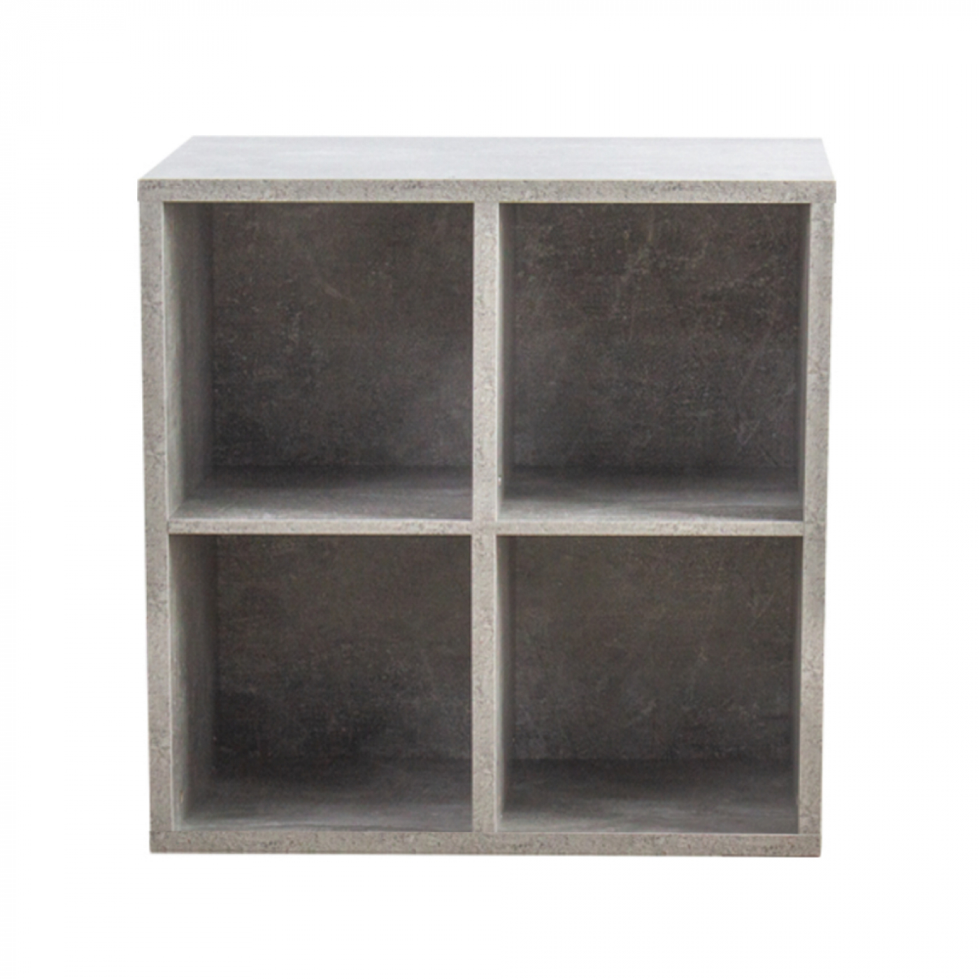 Platen vinyl lp kast - opbergen lp vinyl platen - boekenkast - grijs beton - alternatieve afbeelding