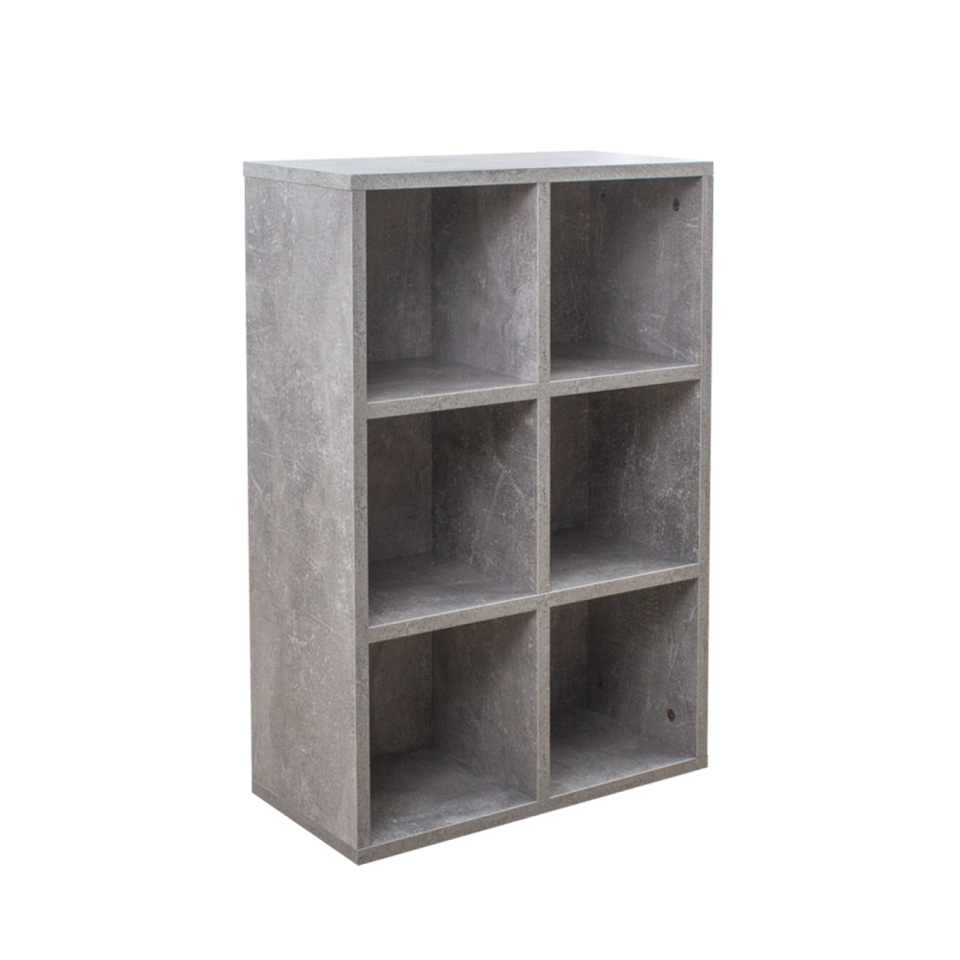 VDD Vakkenkast - Opbergkast - Boekenkast - Wandkast - 6 Open Vakken - Grijs - 97.5x 97.5x33 cm - alternatieve afbeelding