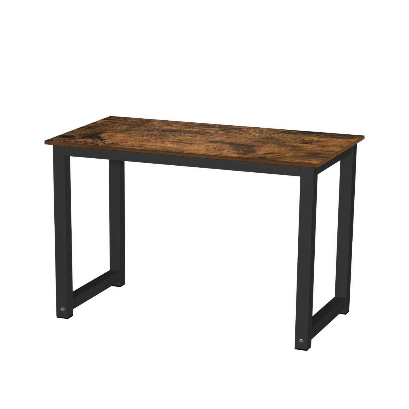 Bureau - computertafel - keukentafel - metaal hout - 120 cm x 60 cm - zwart - alternatieve afbeelding
