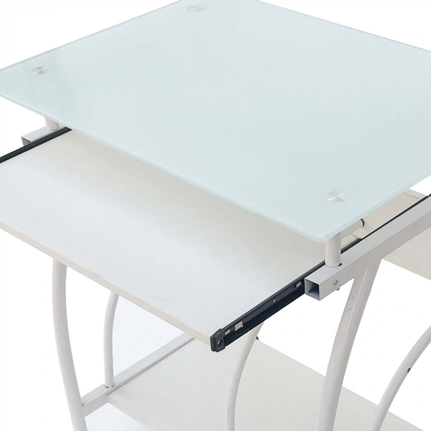 Bureau laptop computertafel - ruimtebesparend - 70 cm x 50 cm - wit - VDD Stage Bureau laptop computertafel - ruimtebesparend - 70 cm x 50 cm - wit - VDD Stage