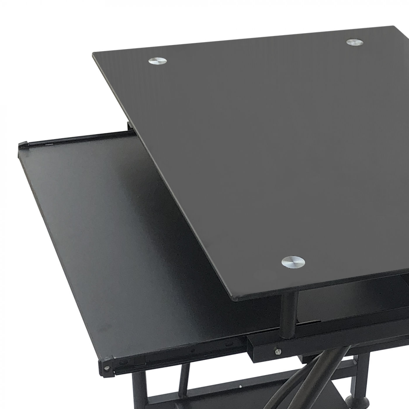 Bureau laptop computertafel - ruimtebesparend - 70 cm x 50 cm - zwart - VDD Stage Bureau laptop computertafel - ruimtebesparend - 70 cm x 50 cm - zwart - VDD Stage