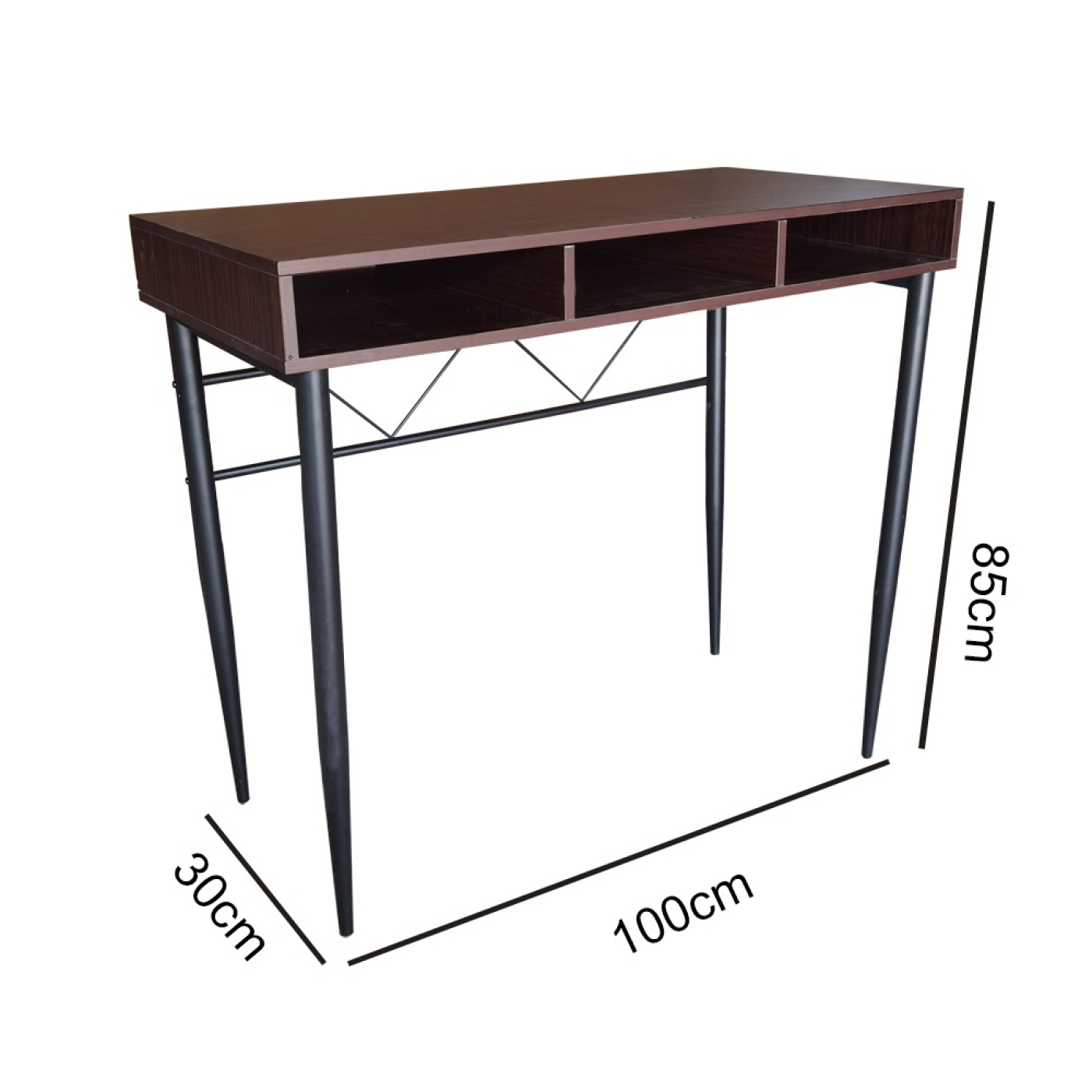 Sidetable - consoletafel - hal dressoir - wandtafel - vintage donkerbruin - VDD Stage Sidetable - consoletafel - hal dressoir - wandtafel - vintage donkerbruin - VDD Stage