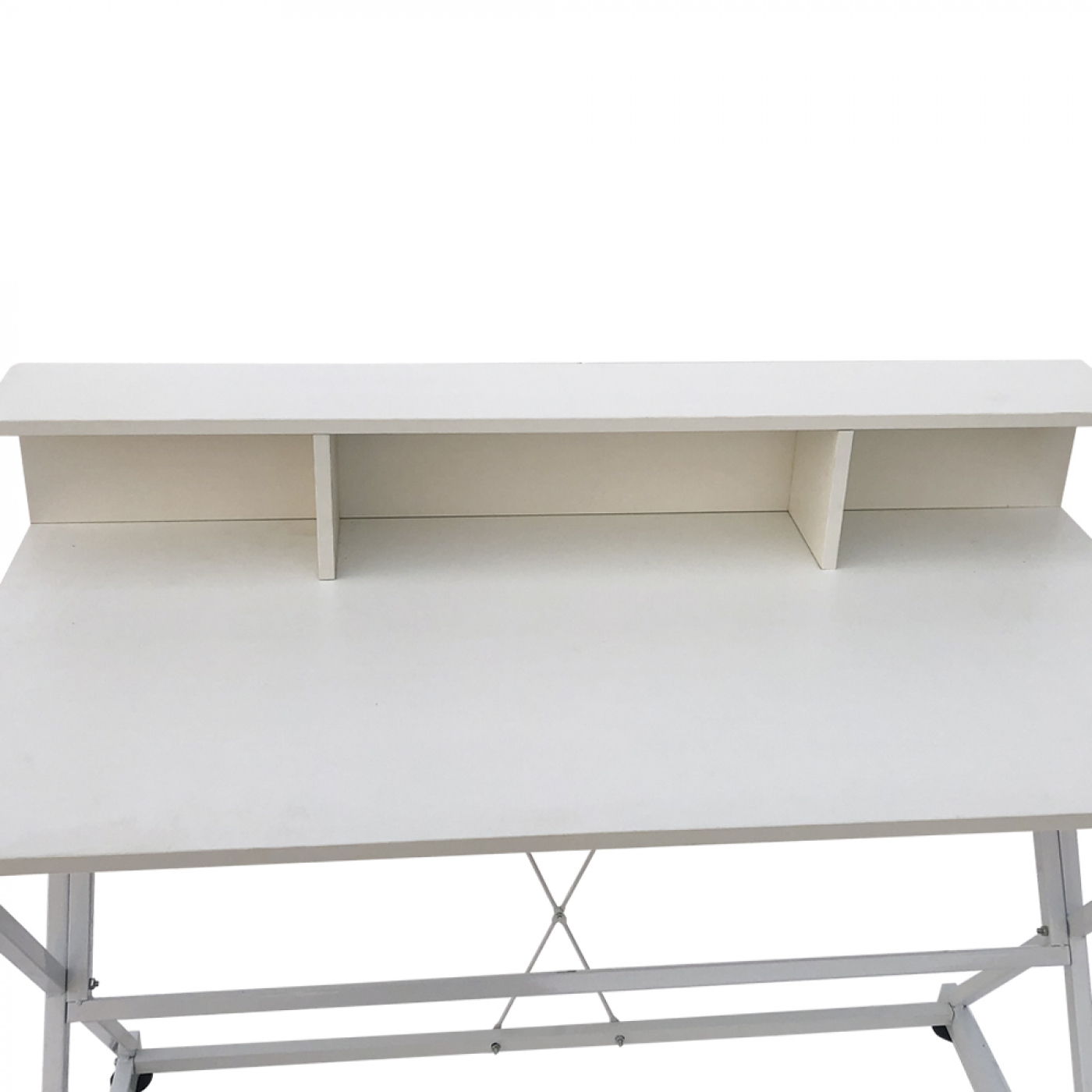 Bureau tafel computer laptop Stoer - industrieel moderne stijl - 110 cm breed - wit - VDD Stage Bureau tafel computer laptop Stoer - industrieel moderne stijl - 110 cm breed - wit - VDD Stage
