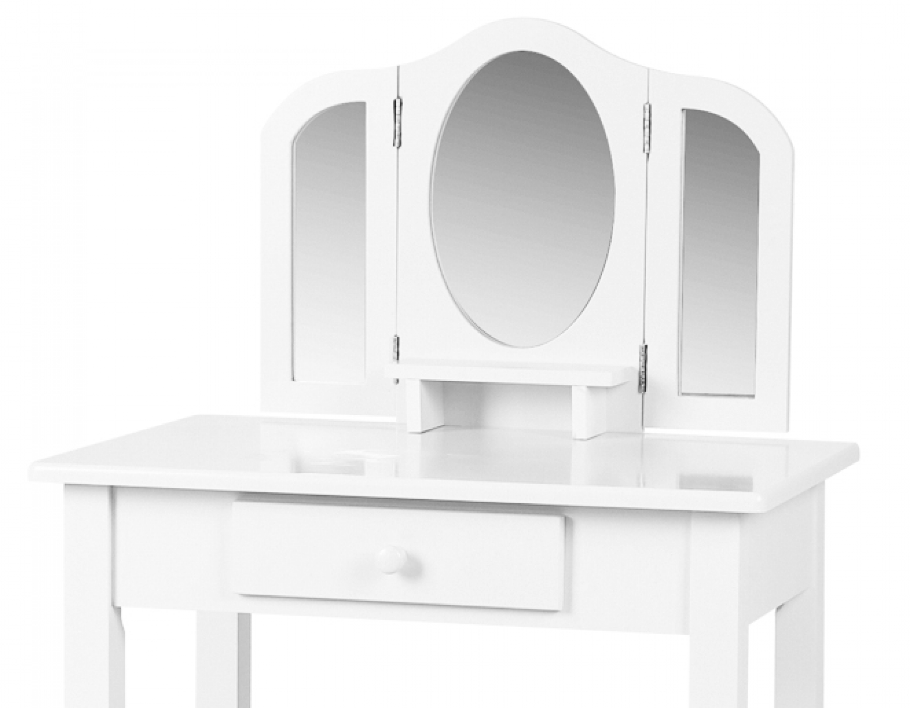 Kaptafel met krukje - opmaaktafel kinderkamer met spiegels - VDD Stage Kaptafel met krukje - opmaaktafel kinderkamer met spiegels - VDD Stage