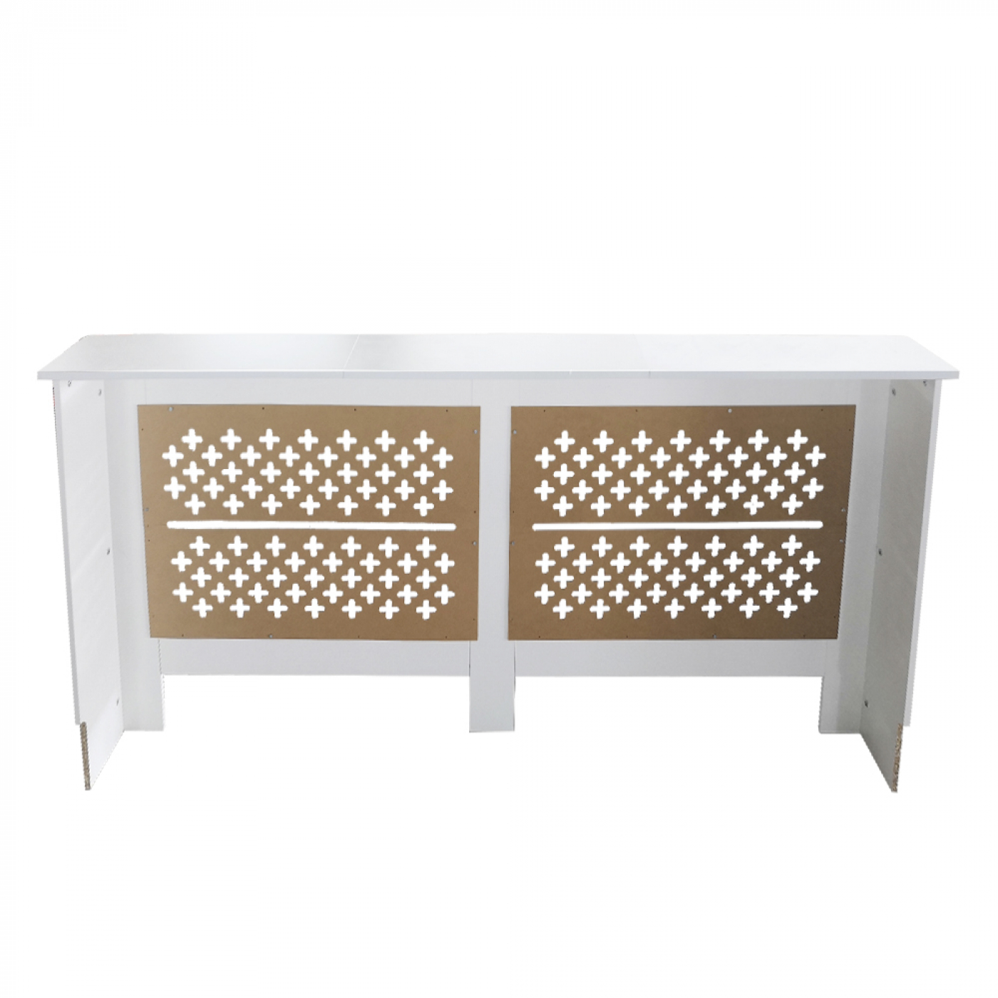 Radiatorombouw - verwarmingsombouw - radiatoromkasting - 172 cm x 82 cm - wit - VDD Stage Radiatorombouw - verwarmingsombouw - radiatoromkasting - 172 cm x 82 cm - wit - VDD Stage