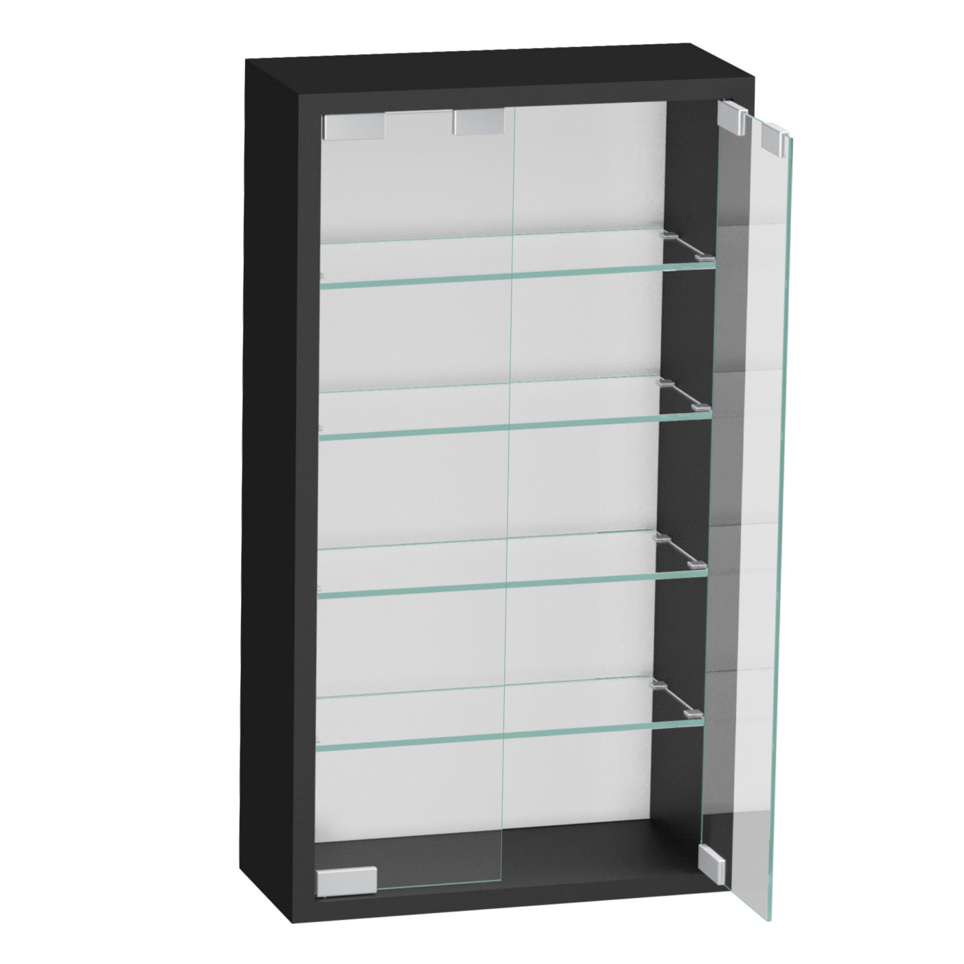 Vitrinekast staande hangende wandvitrine - 30 x 60 x 13 cm - VDD Stage Vitrinekast staande hangende wandvitrine - 30 x 60 x 13 cm - VDD Stage