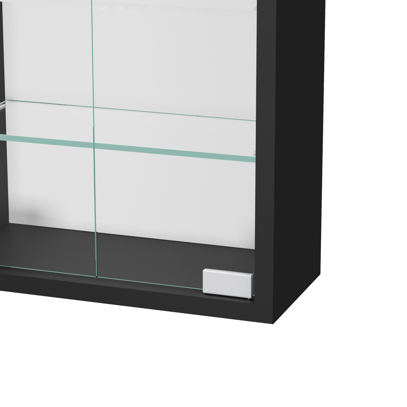 Vitrinekast staande hangende wandvitrine - 30 x 60 x 13 cm - VDD Stage Vitrinekast staande hangende wandvitrine - 30 x 60 x 13 cm - VDD Stage