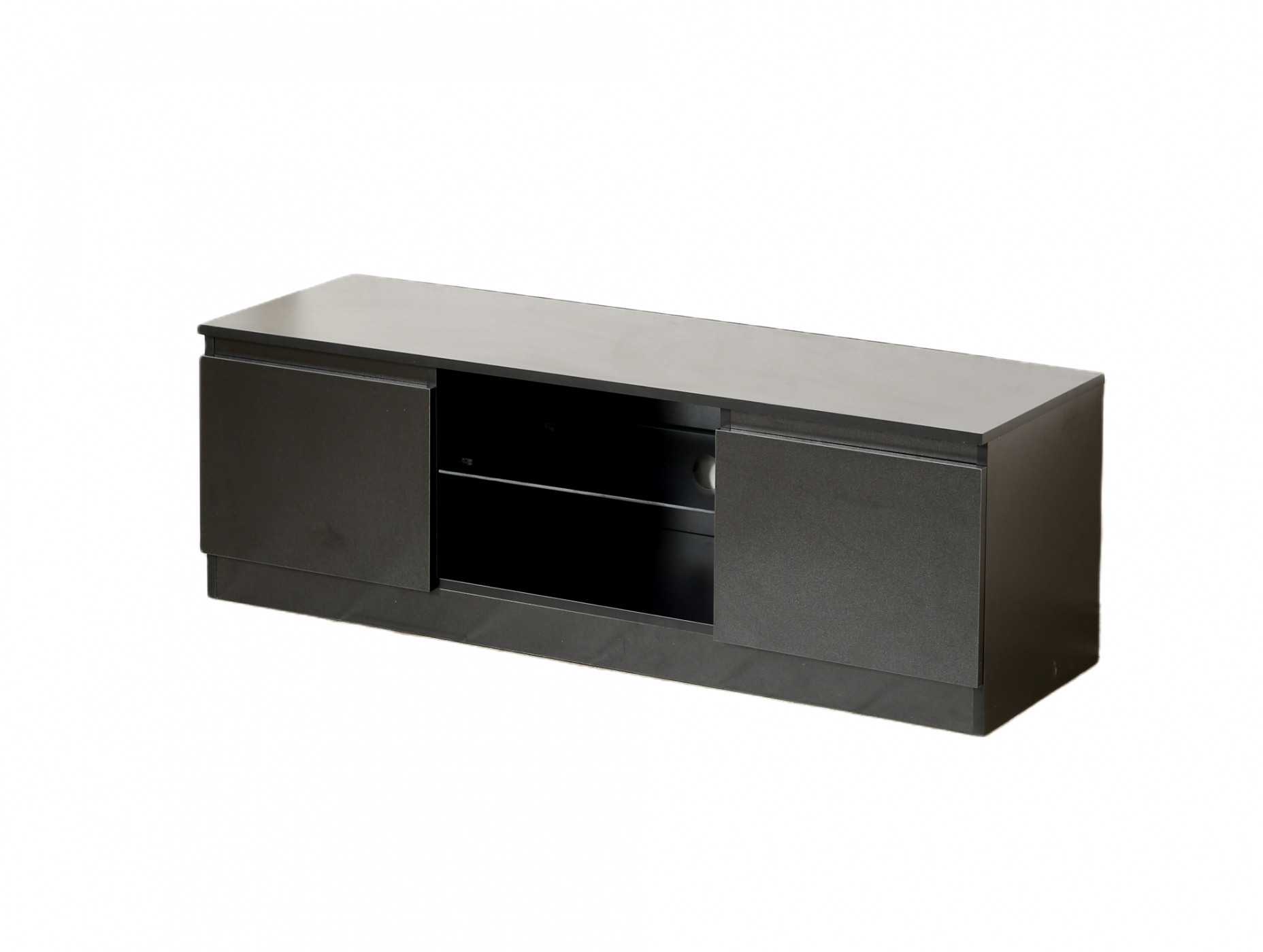 TV meubel dressoir - TV kast - 120 cm breed - zwart - alternatieve afbeelding