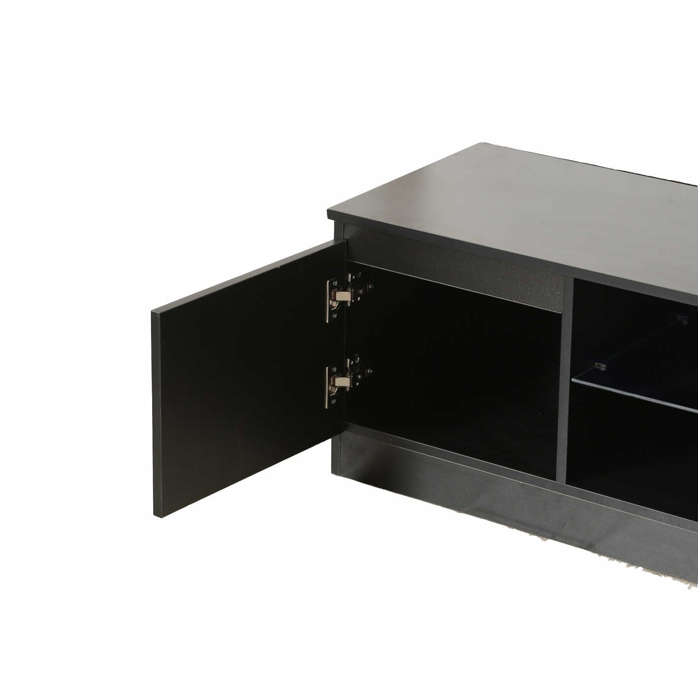 TV meubel dressoir - TV kast - 120 cm breed - zwart - VDD Stage TV meubel dressoir - TV kast - 120 cm breed - zwart - VDD Stage