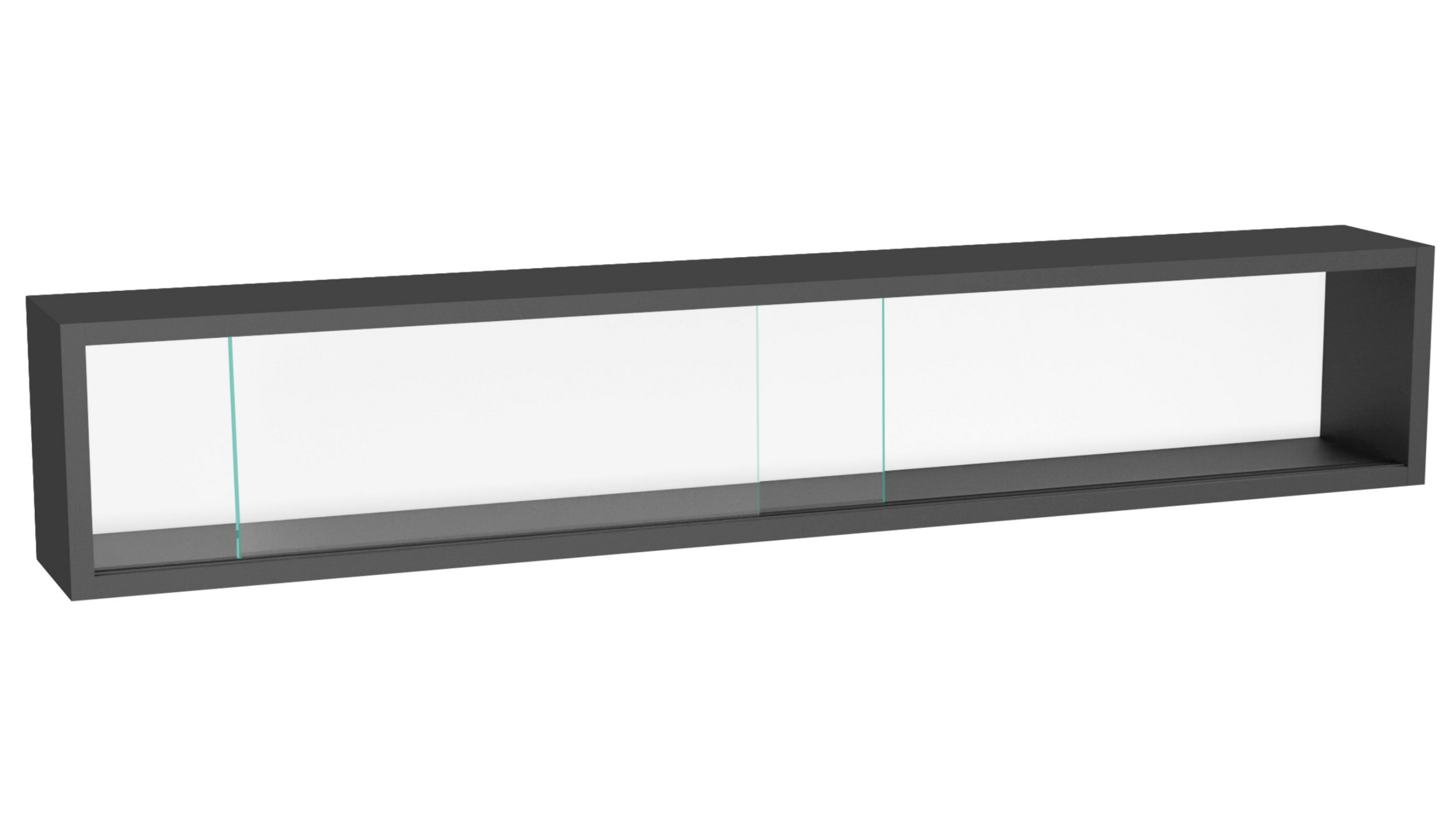 Vitrinekastje staande hangende wandvitrine - schuifdeuren - 95 x 18 x 12 cm - VDD Stage Vitrinekastje staande hangende wandvitrine - schuifdeuren - 95 x 18 x 12 cm - VDD Stage