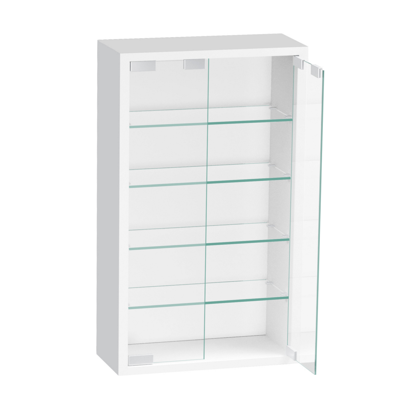 VDD Vitrinekast - Wandvitrine - Staande Hangende Showcase - Houten Glazen Vitrinekast - Wit - 40x60x12 cm - VDD Stage VDD Vitrinekast - Wandvitrine - Staande Hangende Showcase - Houten Glazen Vitrinekast - Wit - 40x60x12 cm - VDD Stage