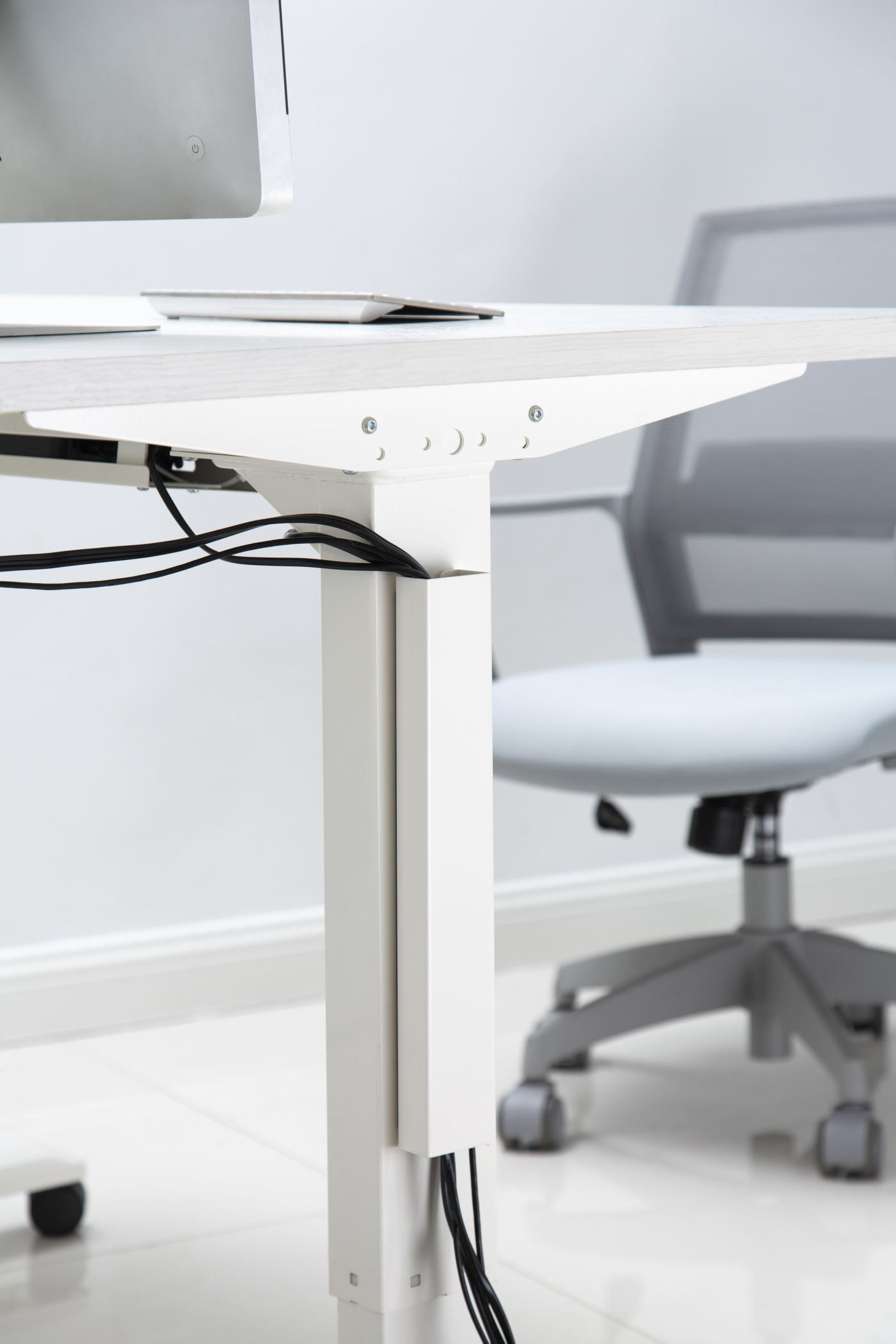 VDD Kabelgoot - Kabel Organizer - Kabel Beschermer - Magnetisch Frame - Kabelmanagment - Voor Bureau & TV - Wit - alternatieve afbeelding