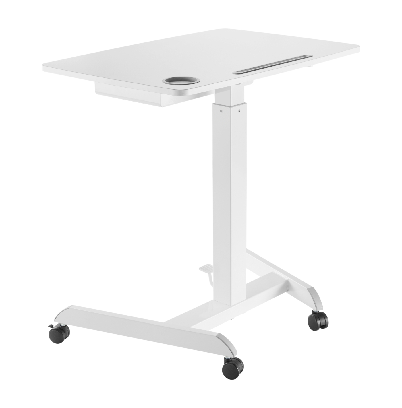Zit sta bureau verrijdbaar -  laptoptafel - verrijdbaar workstation - presentatie lessenaar