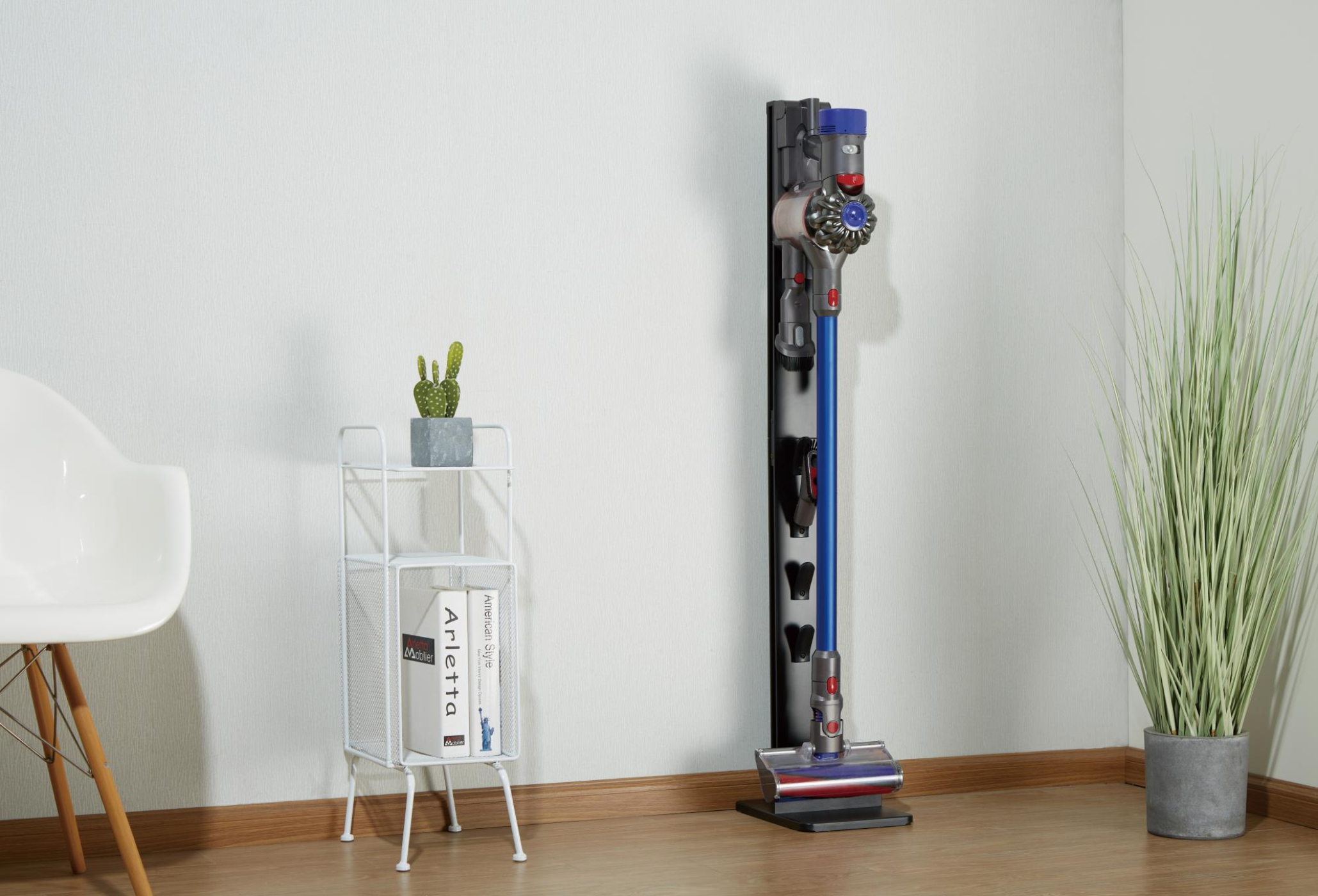 VDD Compatibel met Dyson V6, V7, V8, V10, V11, V12, V15, Gen 5 – Incl. Accessoirehouder – Zwart - alternatieve afbeelding