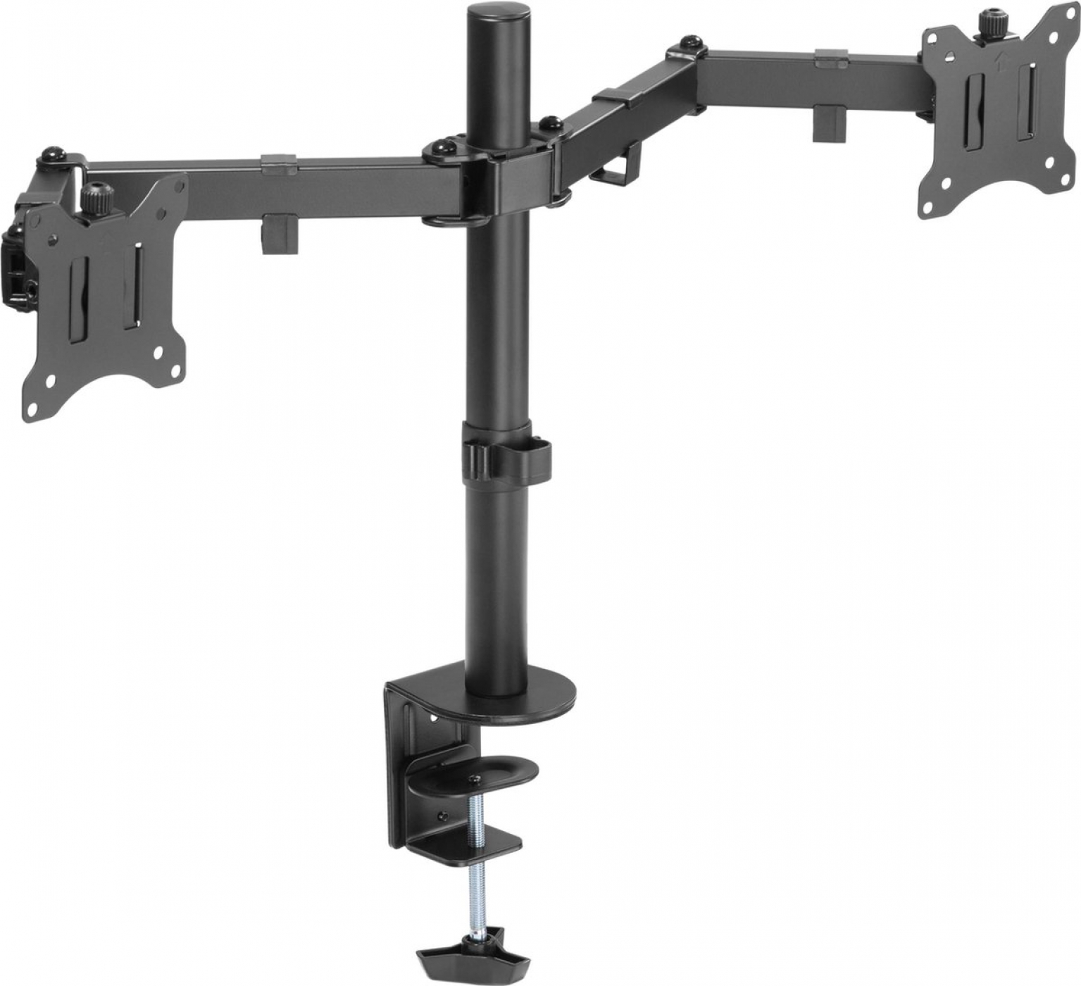 Monitorarm gaming 2 beelschermen - monitor beugel - draaibaar kantelbaar roteerbaar - VDD Stage Monitorarm gaming 2 beelschermen - monitor beugel - draaibaar kantelbaar roteerbaar - VDD Stage