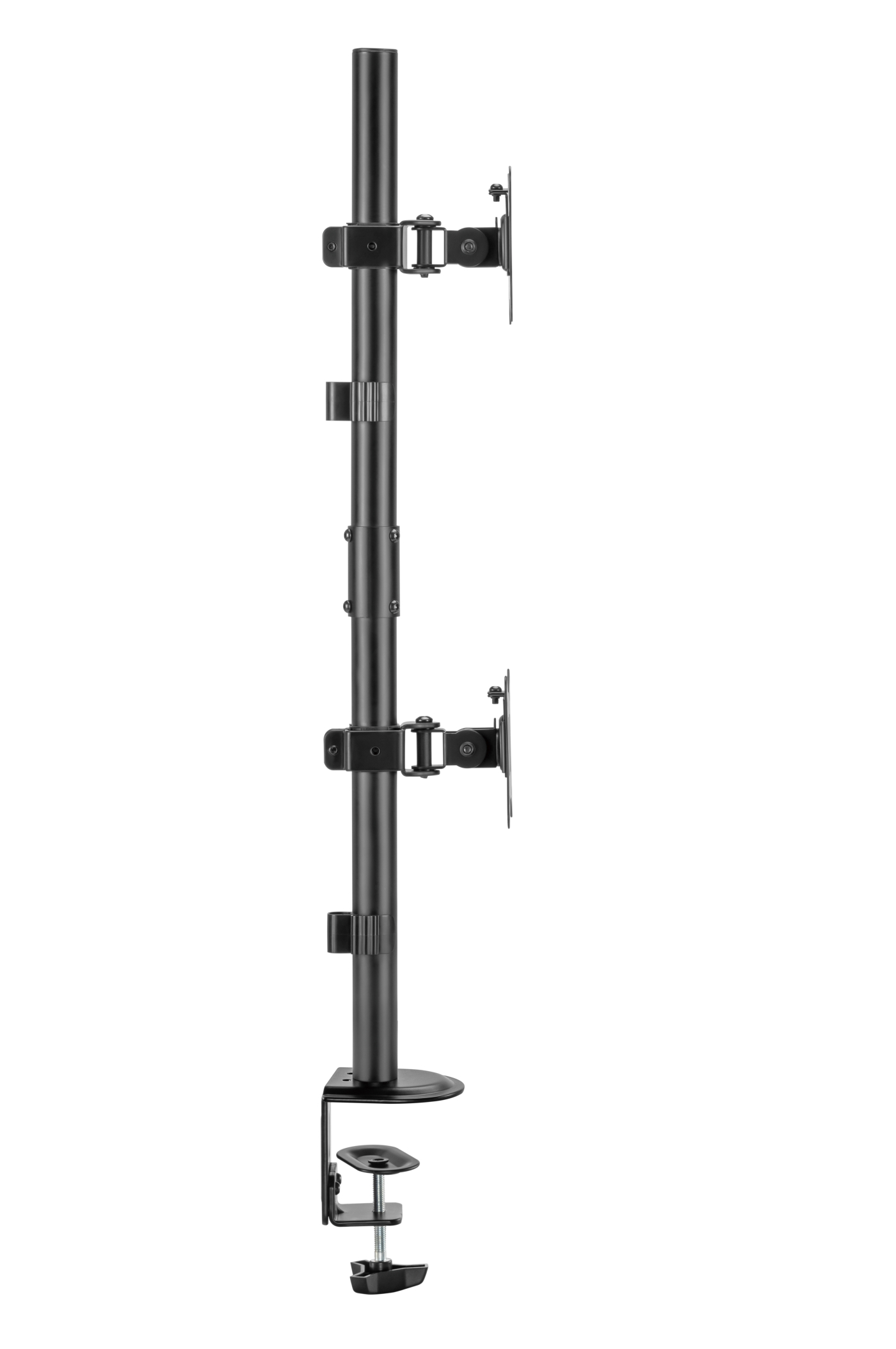 Monitorbeugel 2 beelschermen boven elkaar - monitorarm 2 schermen - VDD Stage Monitorbeugel 2 beelschermen boven elkaar - monitorarm 2 schermen - VDD Stage
