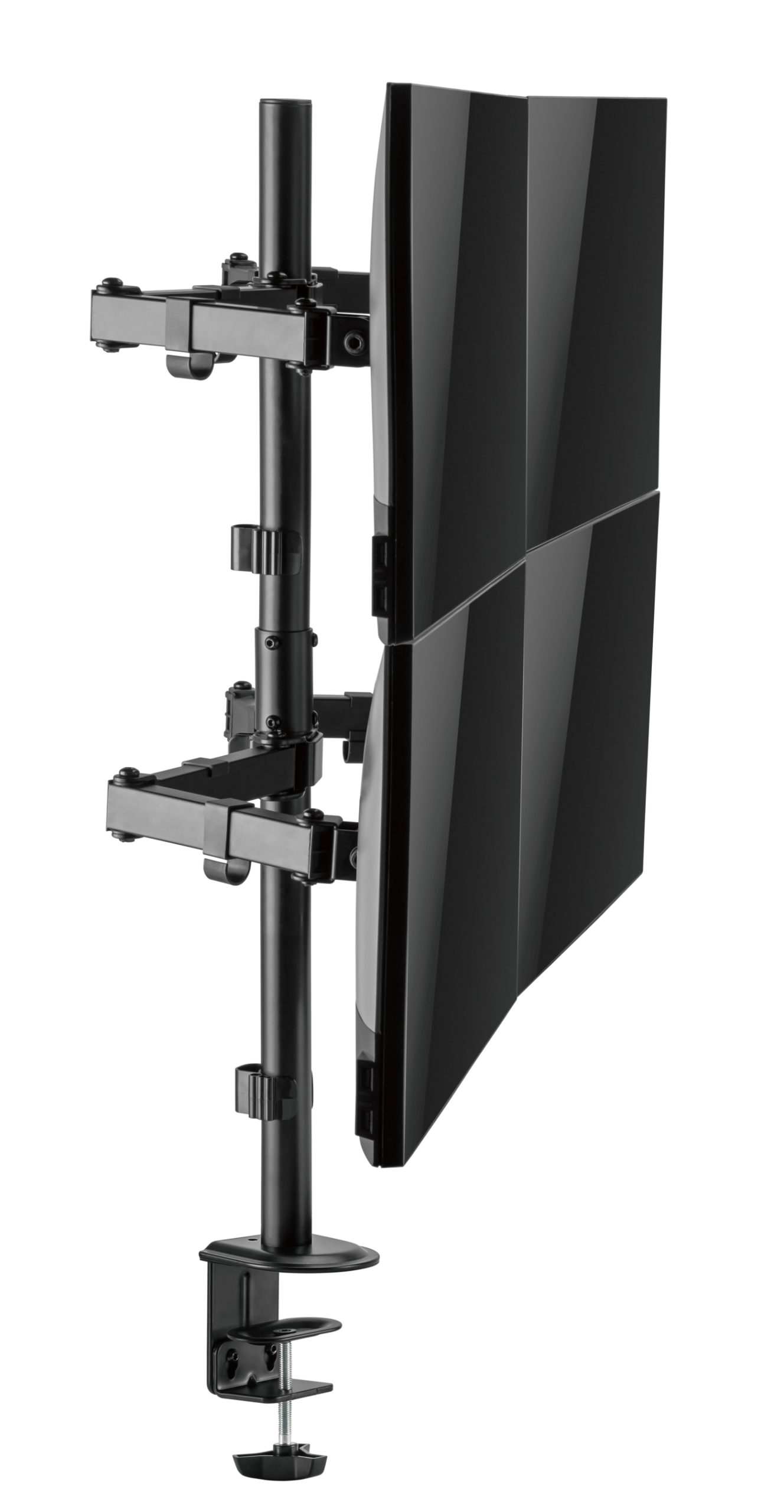 Monitorbeugel 4 beelschermen - monitorarm - tot 32 inch schermen - draaibaar kantelbaar roteerbaar - VDD Stage Monitorbeugel 4 beelschermen - monitorarm - tot 32 inch schermen - draaibaar kantelbaar roteerbaar - VDD Stage