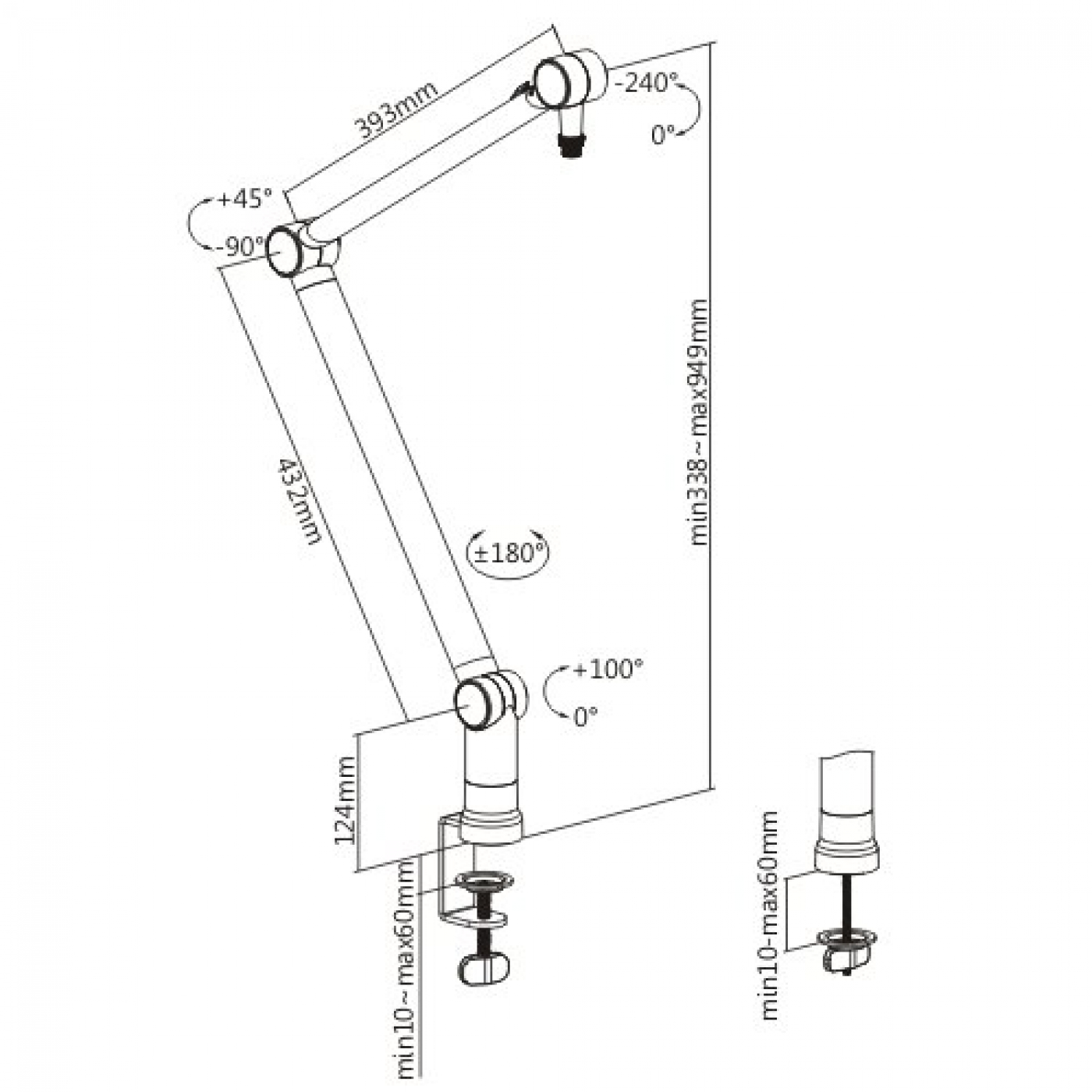 Professionele microfoon arm standaard verstelbaar voor vloggen podcasting broadcasting gaming - VDD Stage Professionele microfoon arm standaard verstelbaar voor vloggen podcasting broadcasting gaming - VDD Stage