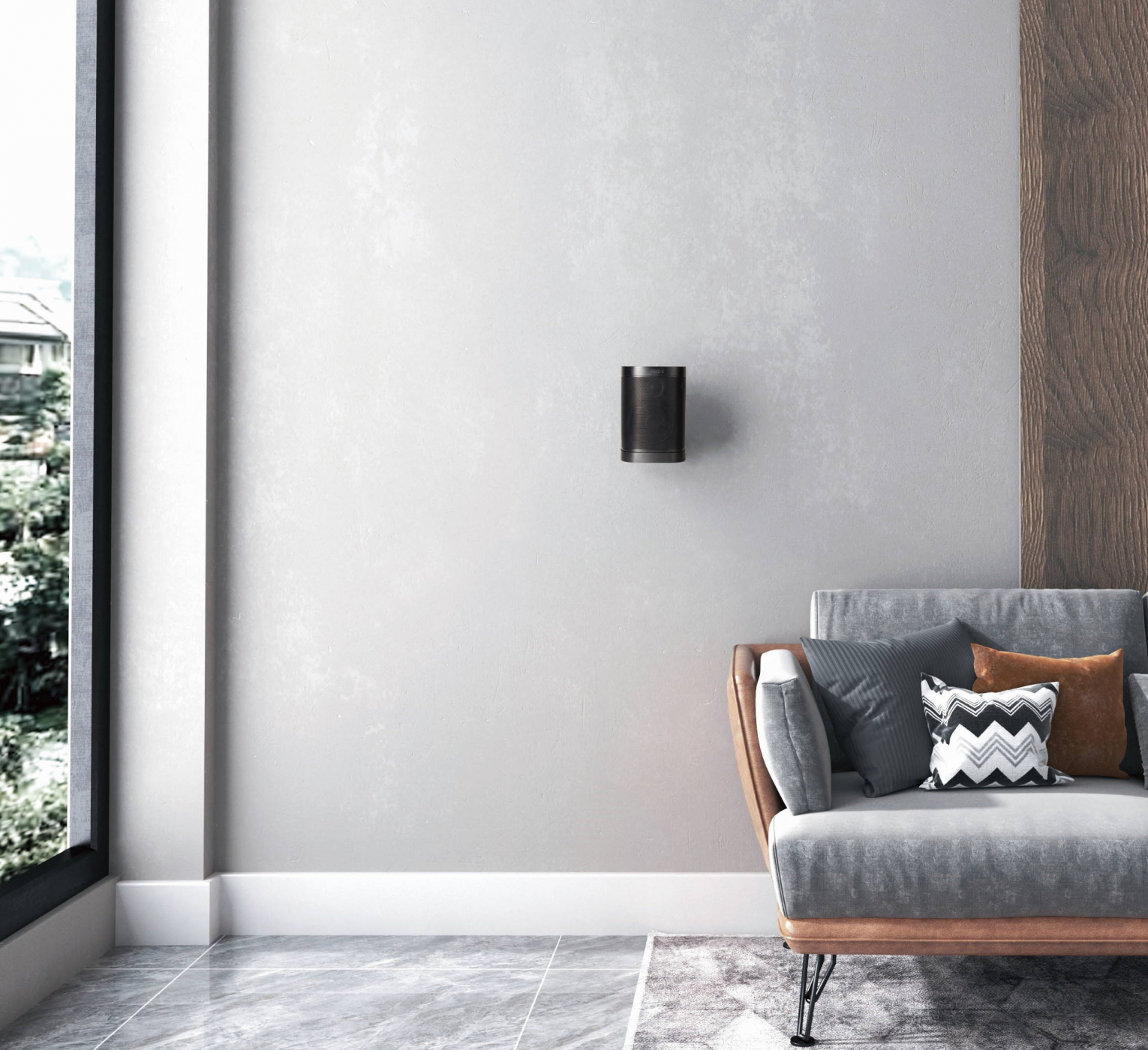 Muurbeugel houder Sonos One en One SL en Sonos play:1 - VDD Stage Muurbeugel houder Sonos One en One SL en Sonos play:1 - VDD Stage