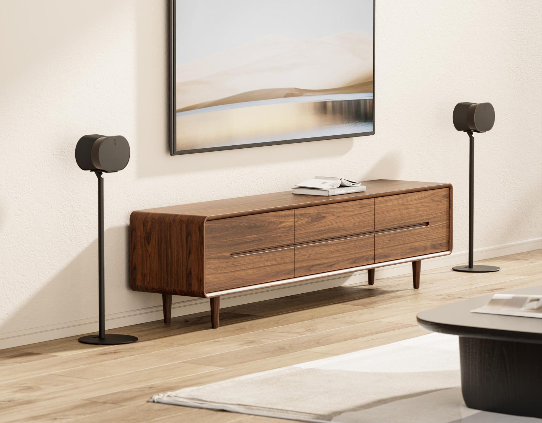 Vloerstandaard geschikt voor Sonos® ERA300 speaker standaard - VDD Stage Vloerstandaard geschikt voor Sonos® ERA300 speaker standaard - VDD Stage