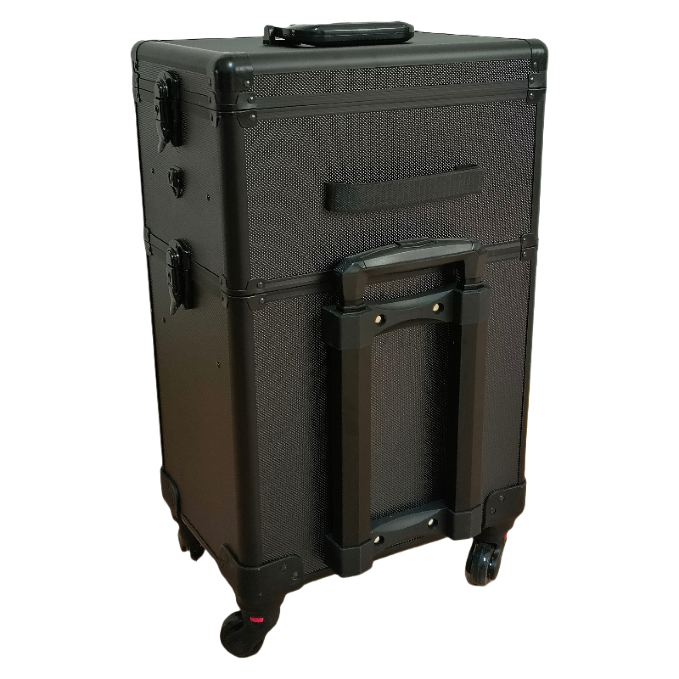 VDD - Kapperskoffer trolley - visagie make up koffer trolley - schminkkoffer - beauty case - zwart - VDD Stage VDD - Kapperskoffer trolley - visagie make up koffer trolley - schminkkoffer - beauty case - zwart - VDD Stage