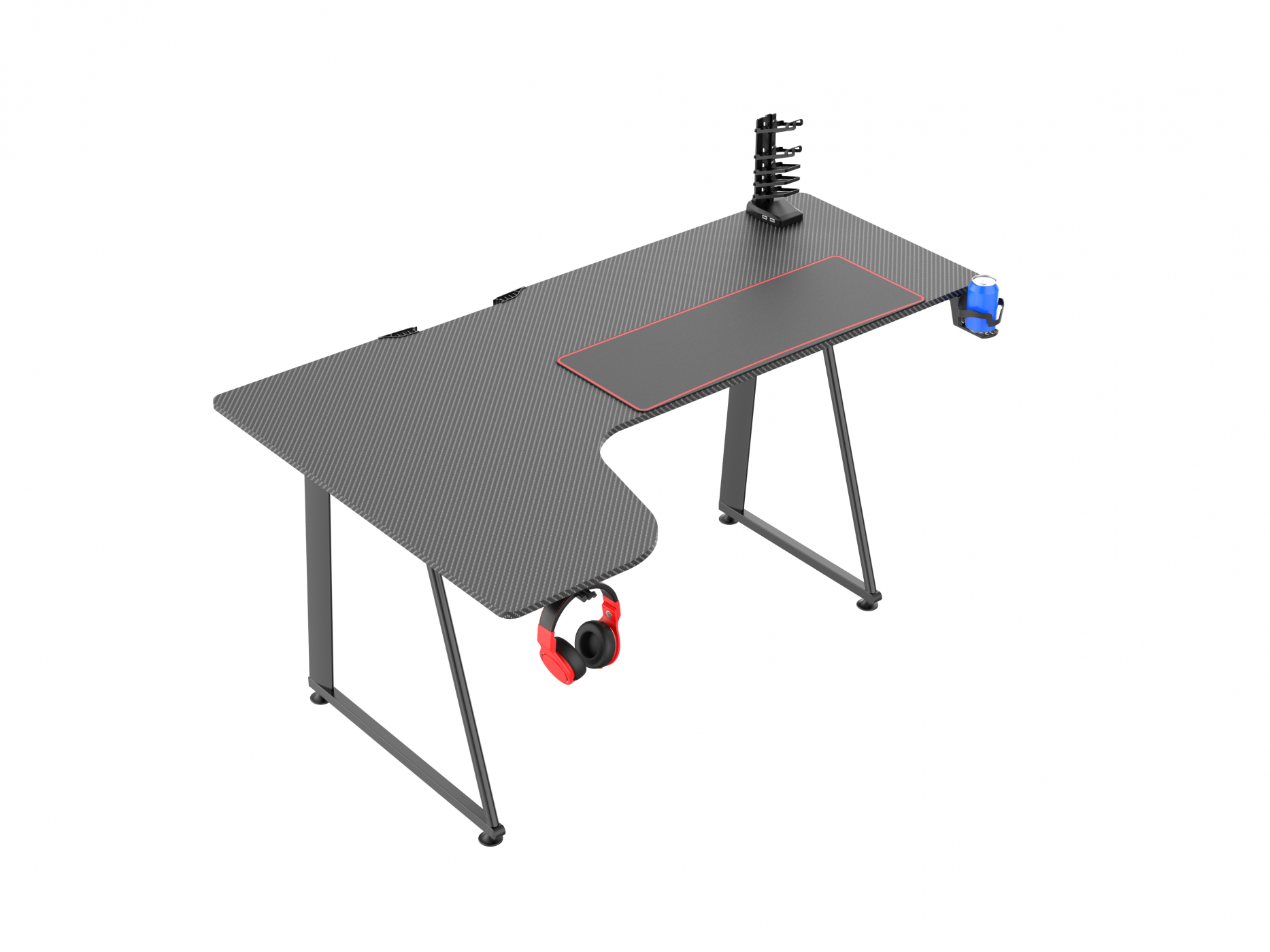 Bureau game Hugo - L vormig hoekbureau - 160 cm x 60 cm - alternatieve afbeelding