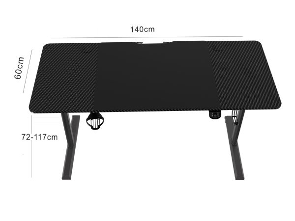 Bureau elektrisch hoogte verstelbaar - 140 x 60 cm - VDD Stage