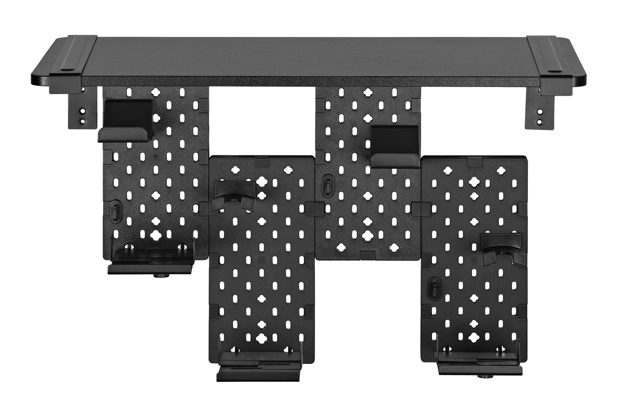VDD - Mediaplank - opslag voor media - pegboard - zwart - VDD Stage VDD - Mediaplank - opslag voor media - pegboard - zwart - VDD Stage