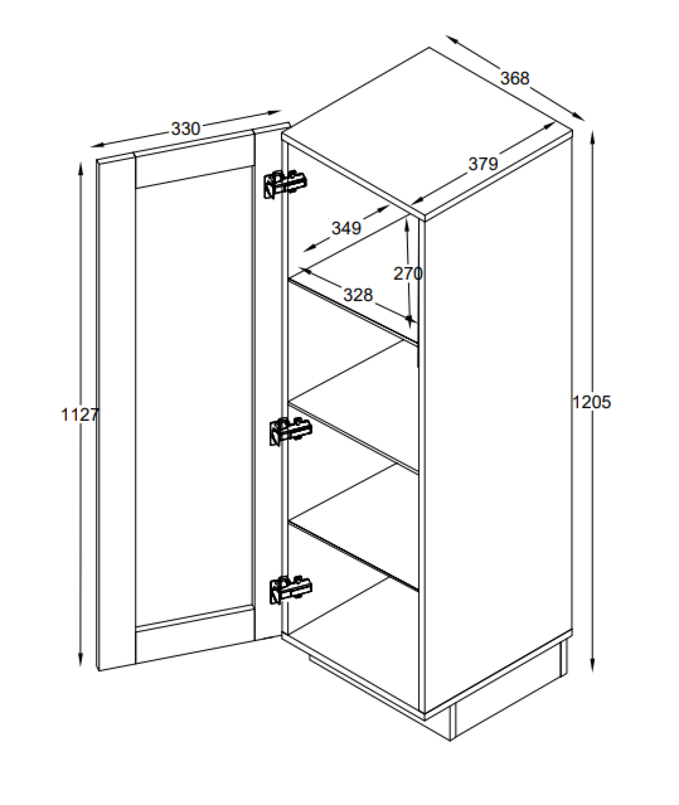 VDD - Vitrinekast - Vitrinekast met glas - Display Kast - Vitrine zwart - VDD Stage VDD - Vitrinekast - Vitrinekast met glas - Display Kast - Vitrine zwart - VDD Stage