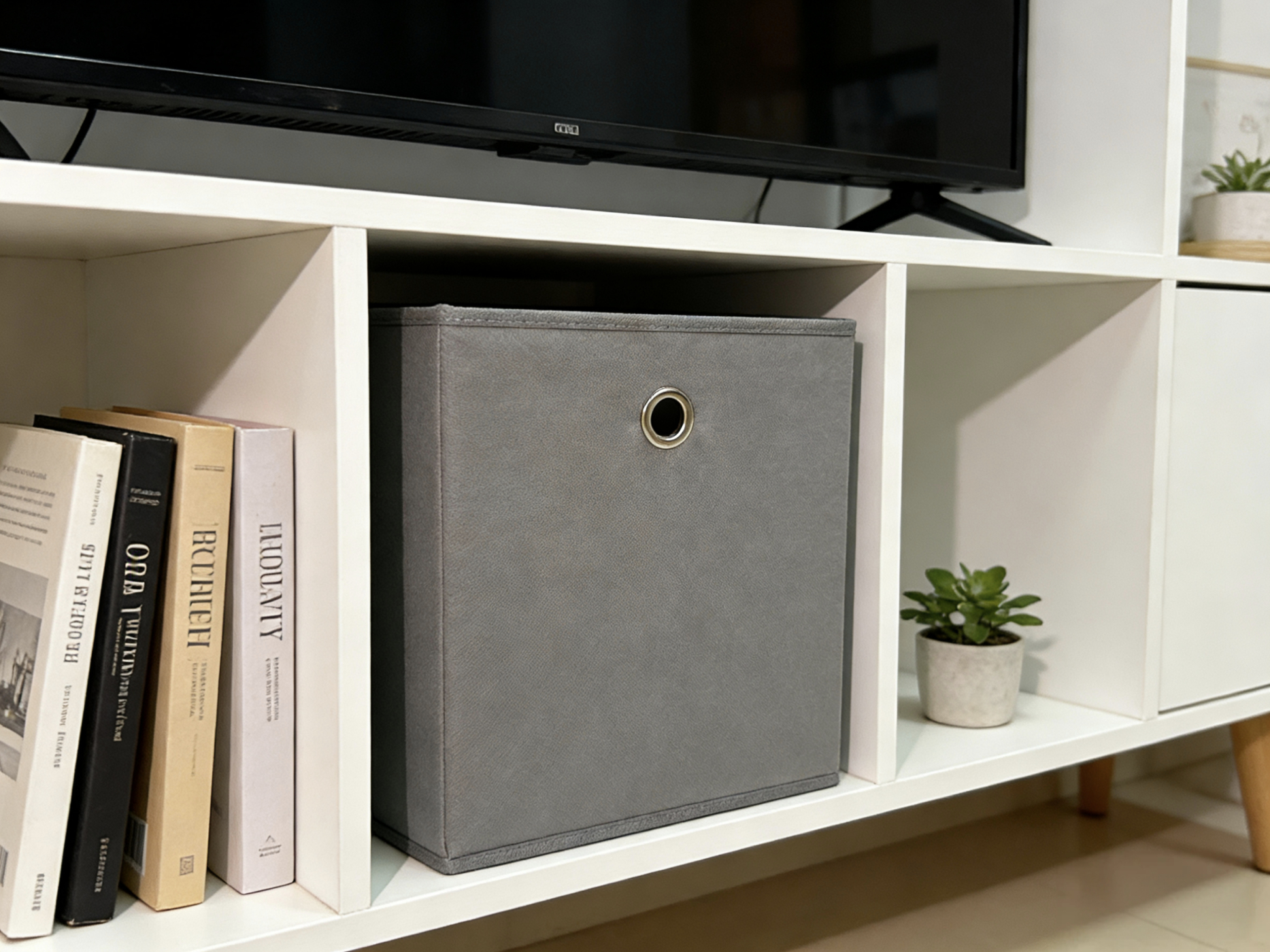 VDD - Opbergmand - Opbergmanden - Opberg mand - Opvouwbaar - Grijs - 27x27x27cm - VDD Stage VDD - Opbergmand - Opbergmanden - Opberg mand - Opvouwbaar - Grijs - 27x27x27cm - VDD Stage